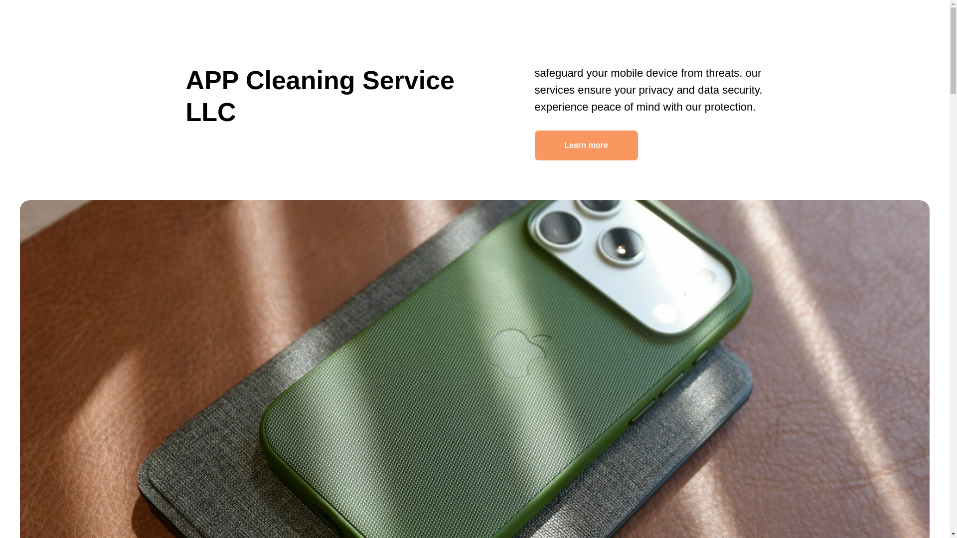 website screenshot of https://appcleaningservicellc.com/