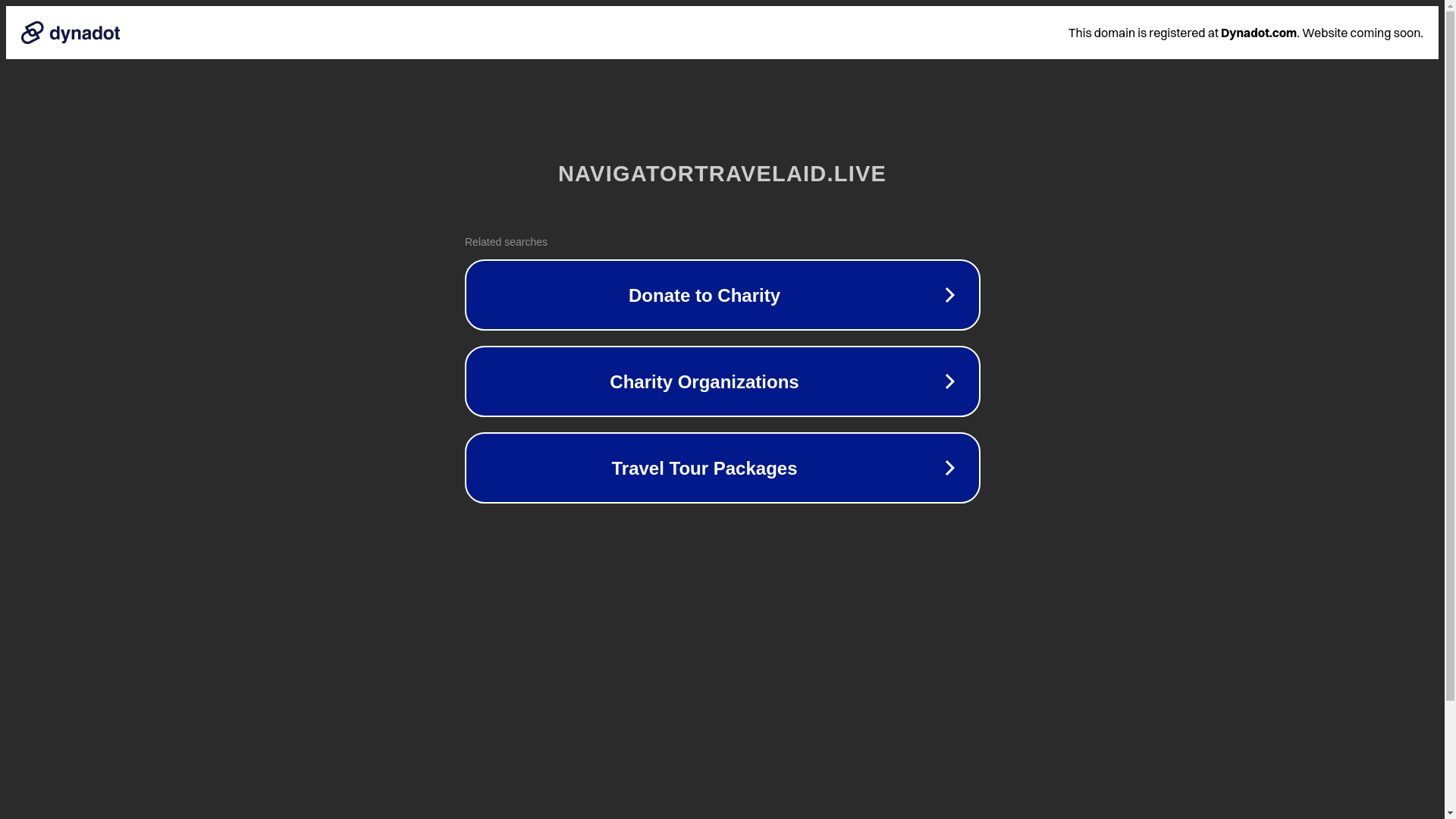 website screenshot of https://navigatortravelaid.live/