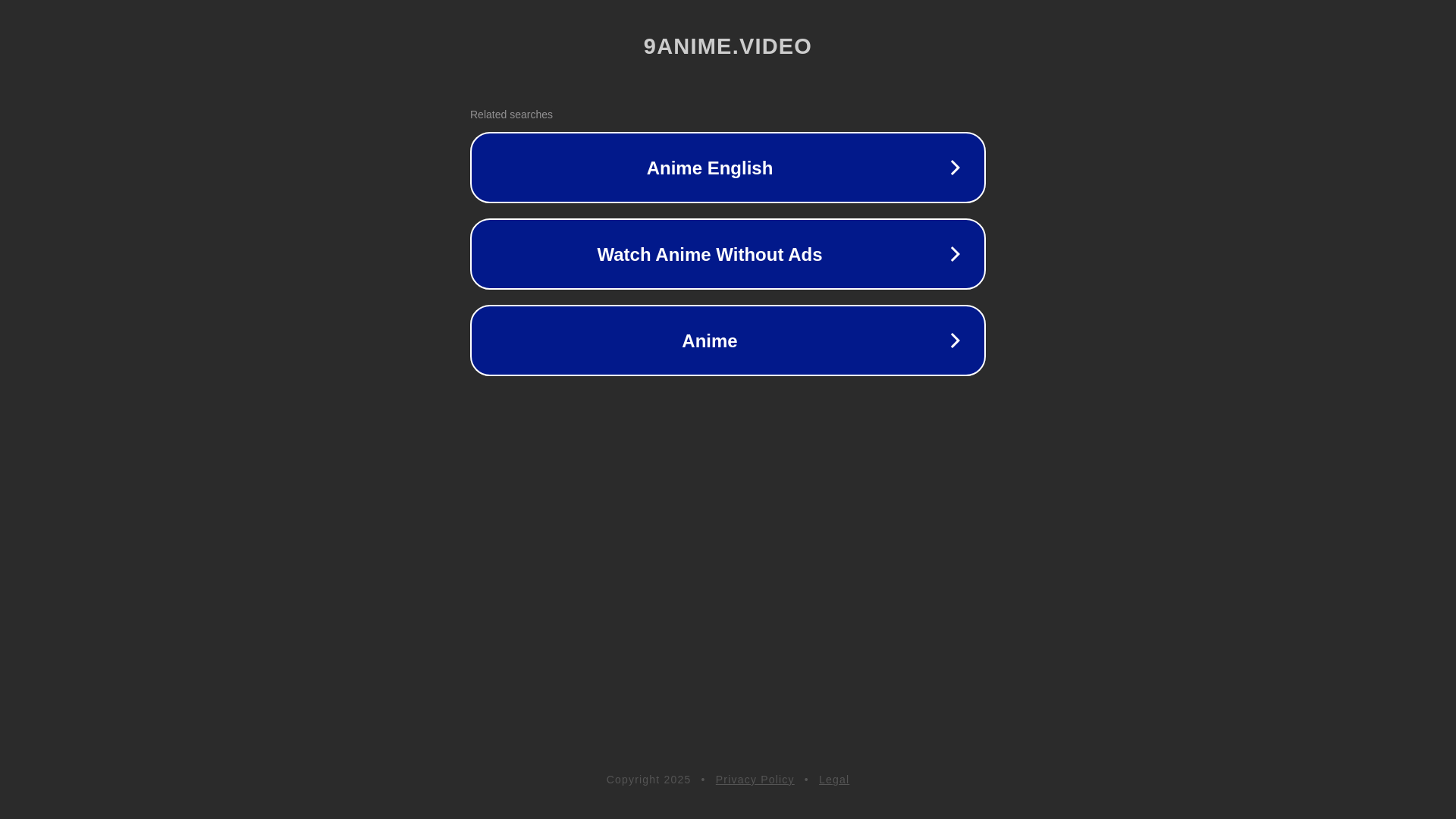 website screenshot of https://9anime.video/