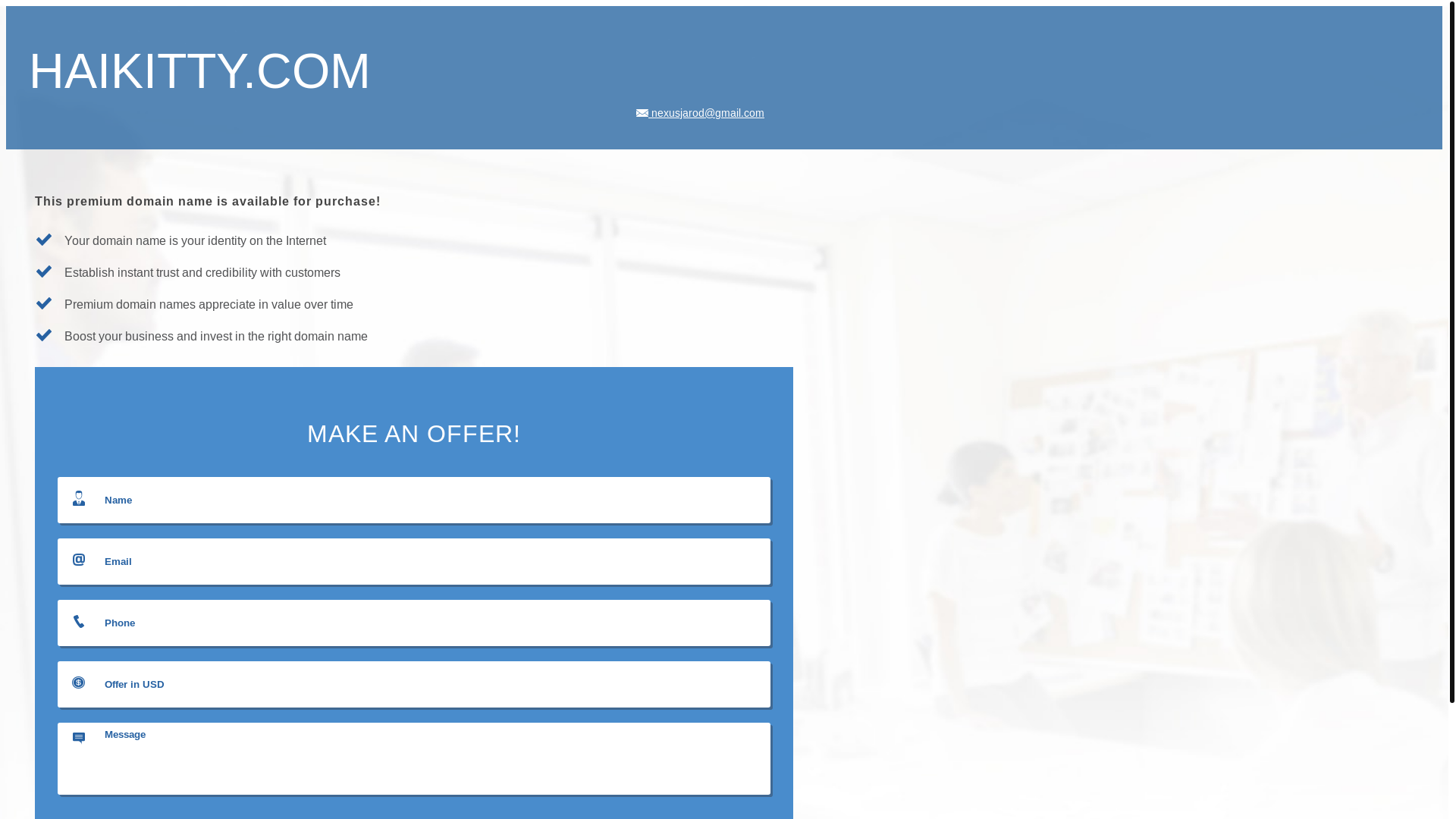 website screenshot of https://haikitty.com/