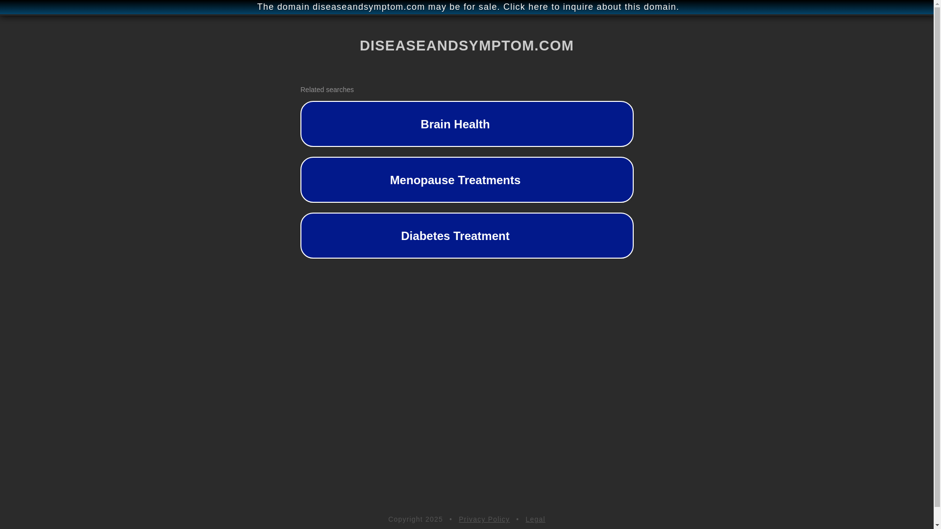website screenshot of https://diseaseandsymptom.com/