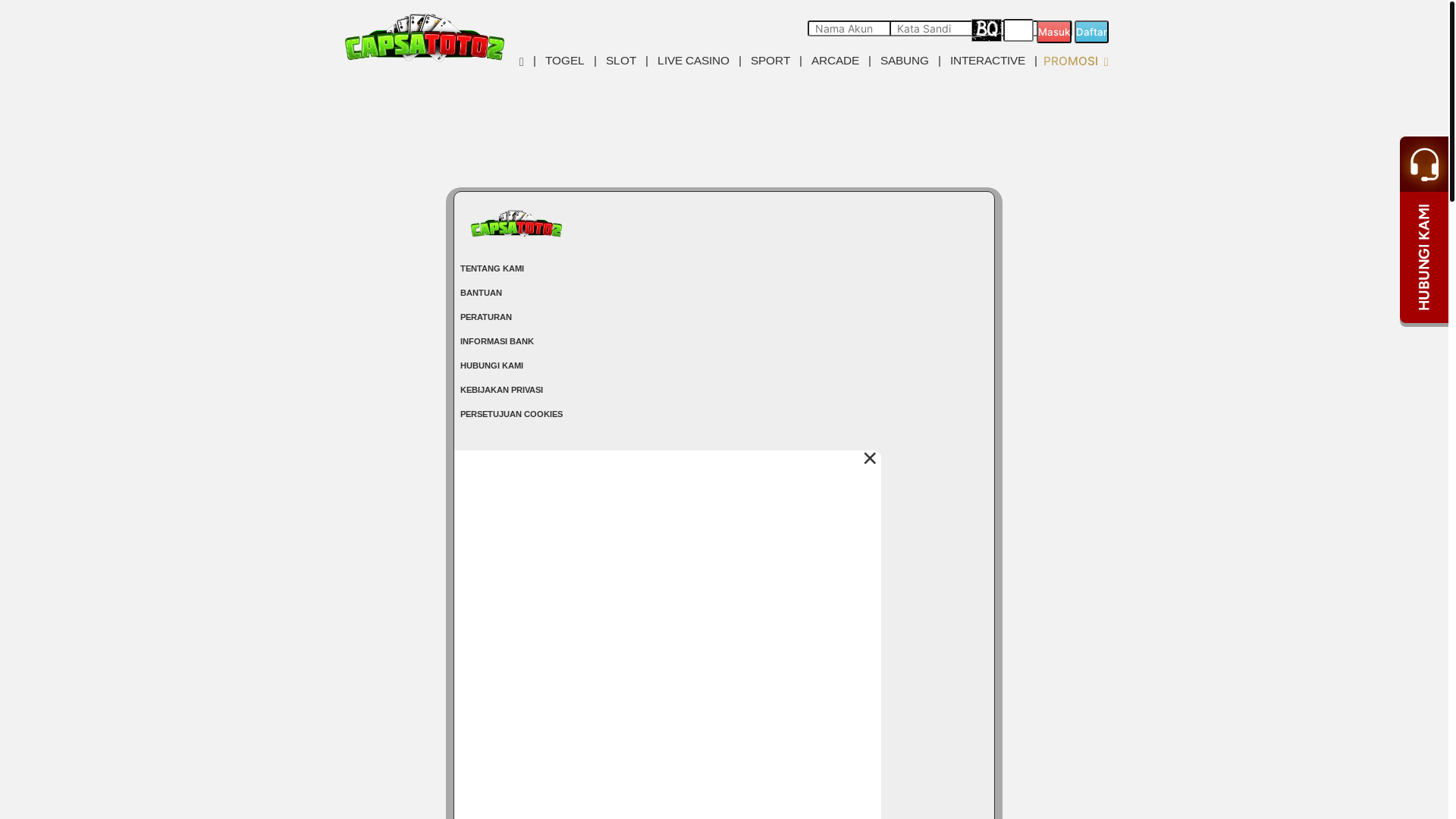 website screenshot of https://ct2betslot.com/