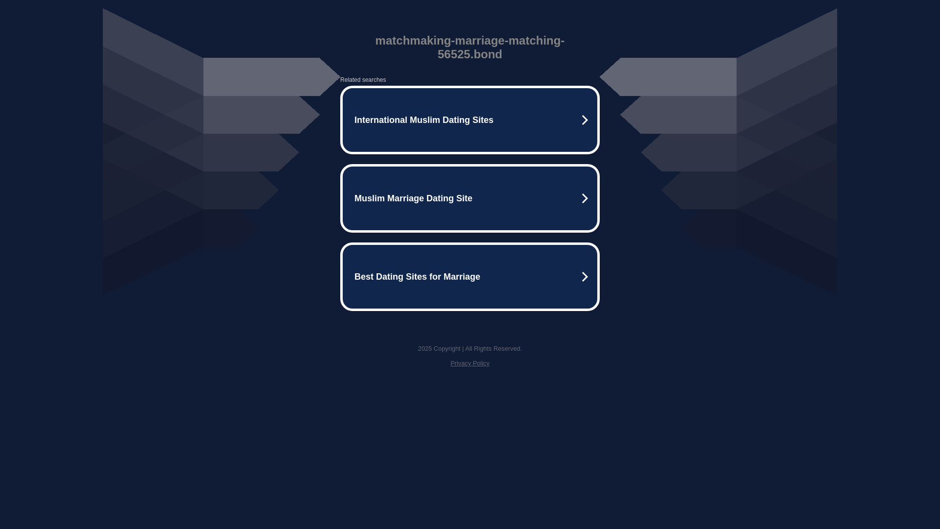 website screenshot of https://matchmaking-marriage-matching-56525.bond/