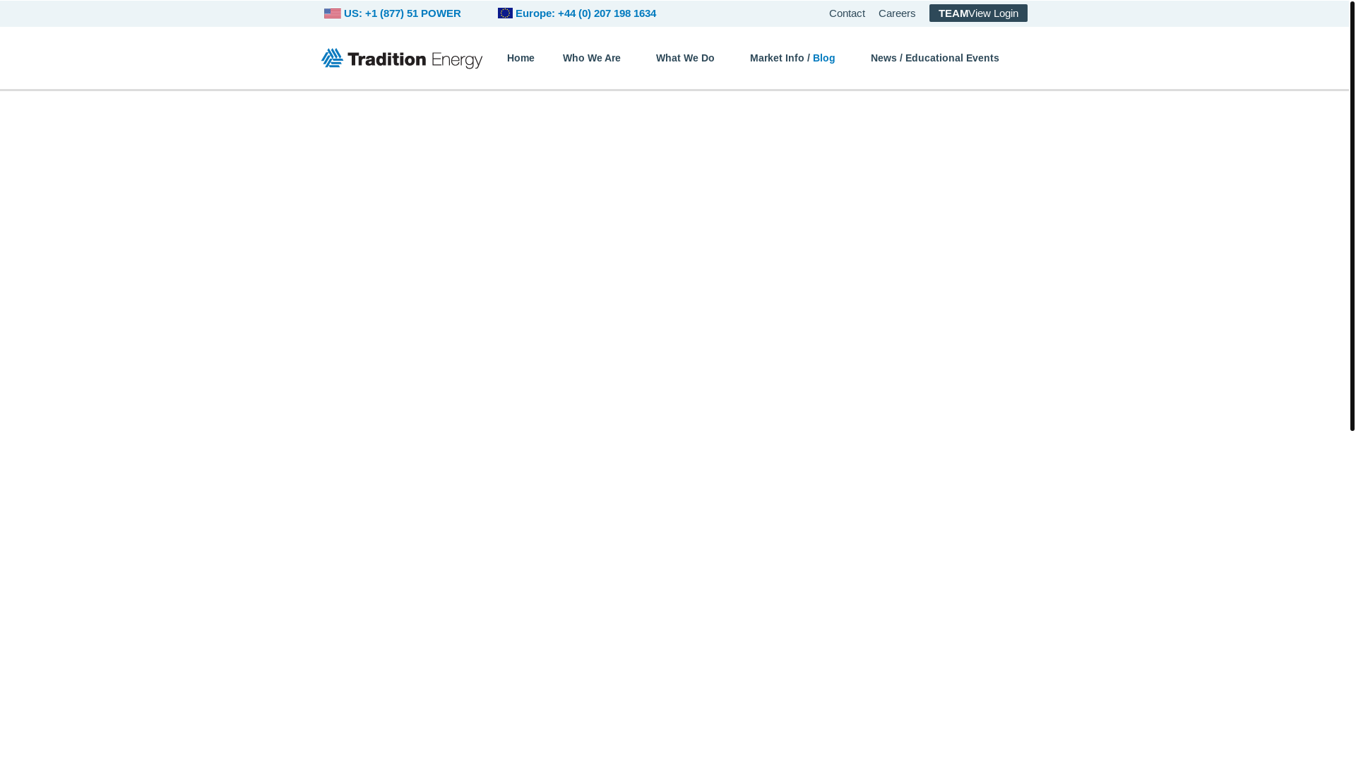 website screenshot of https://traditionenergytech.com/