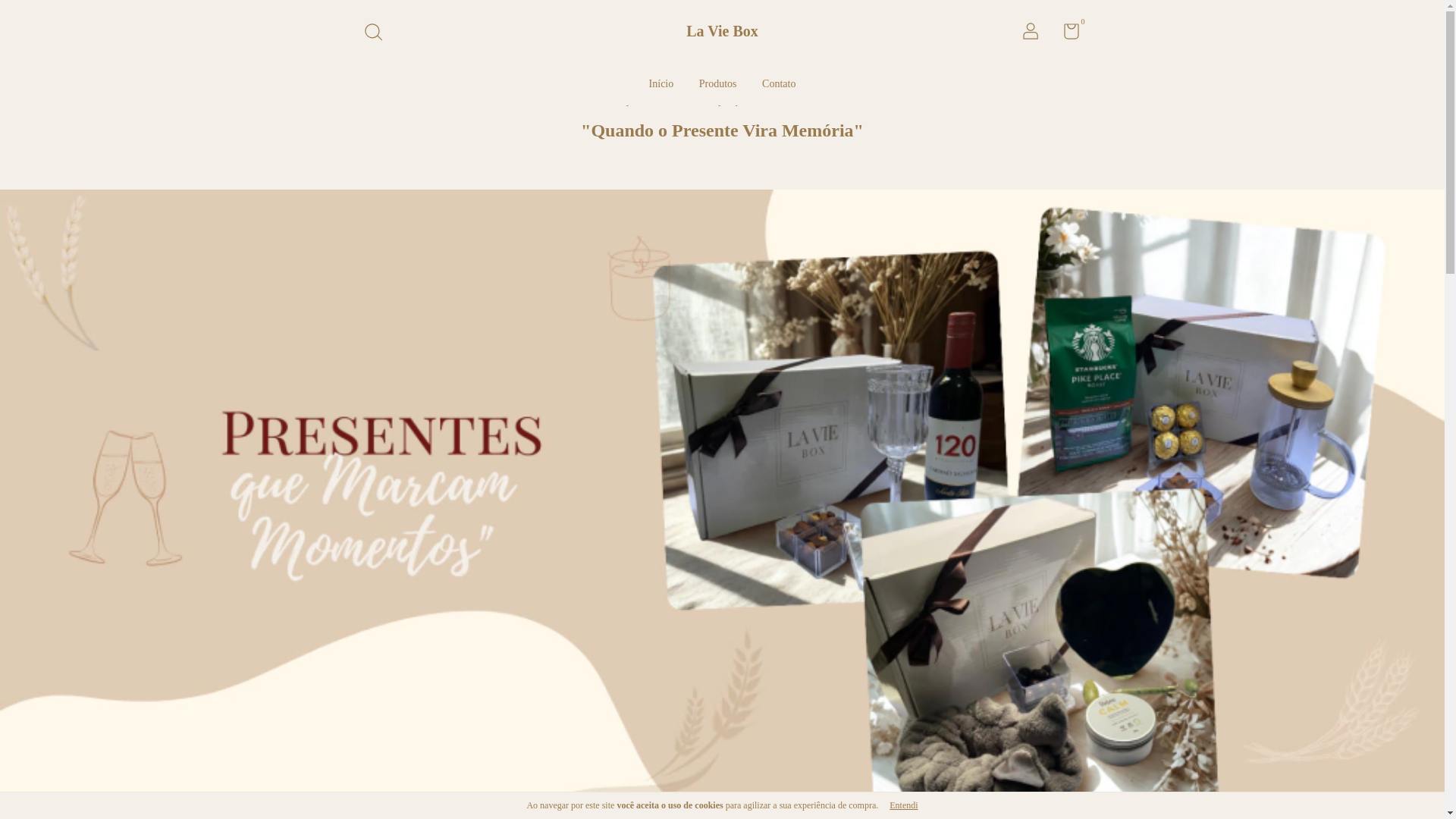 website screenshot of https://laviebox.com.br/