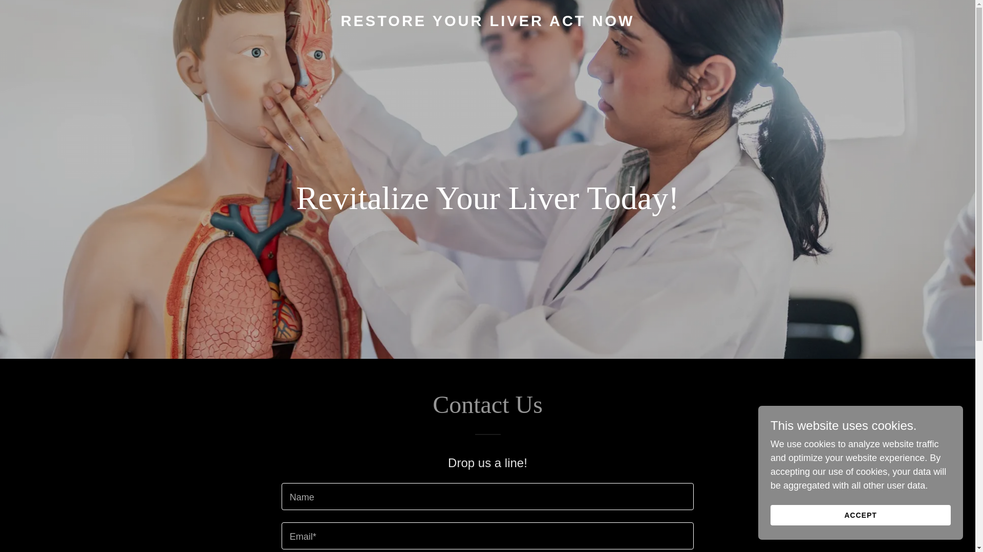 website screenshot of https://restoreyourliveractnow.com/