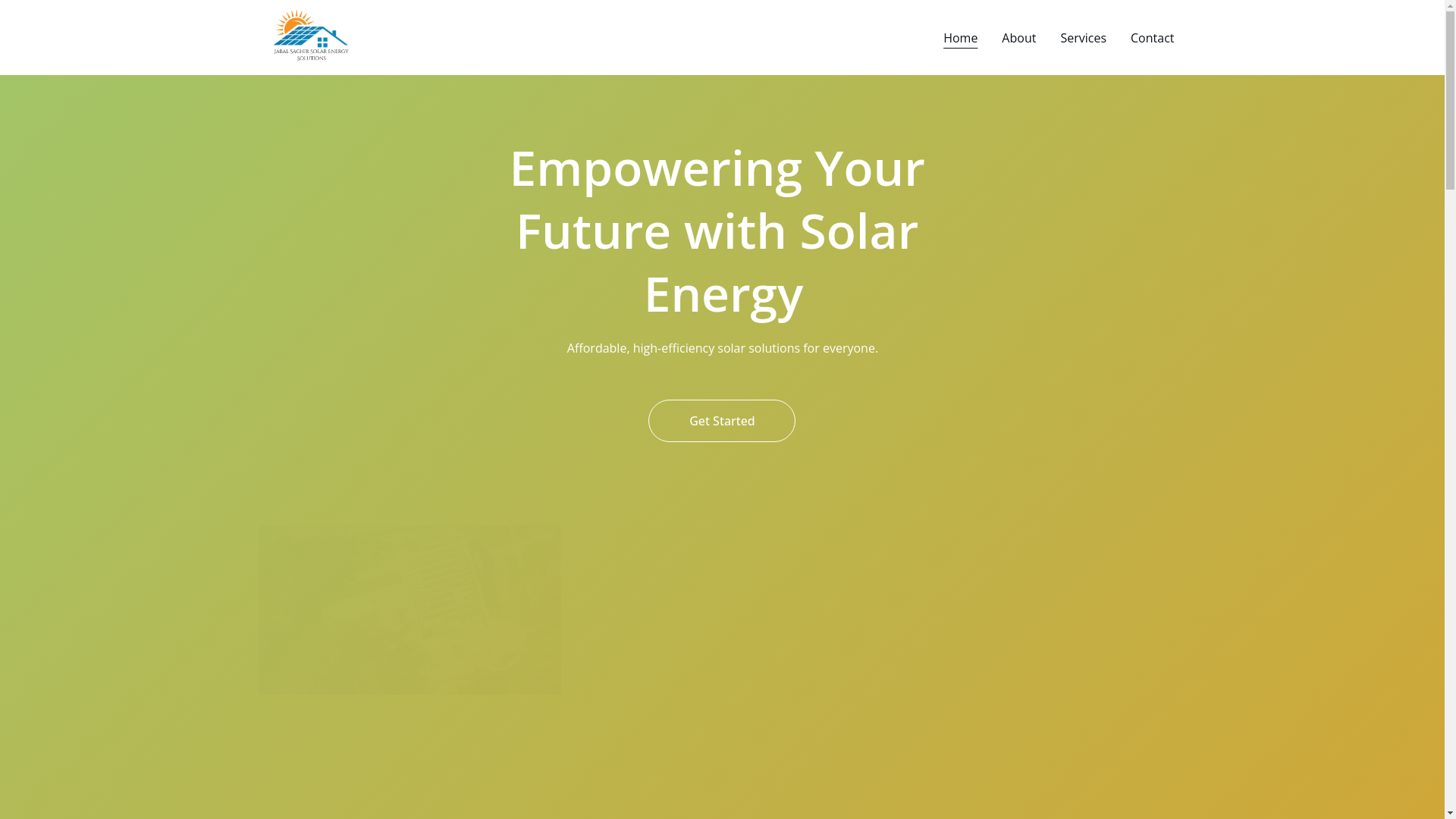 website screenshot of https://jabalsaghirsolarenergy.com/