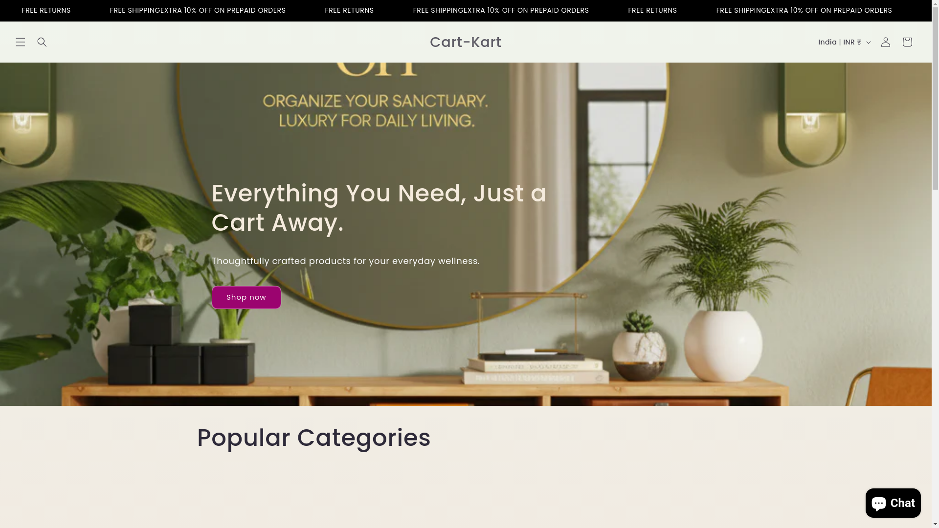 website screenshot of https://cart-kart.com/