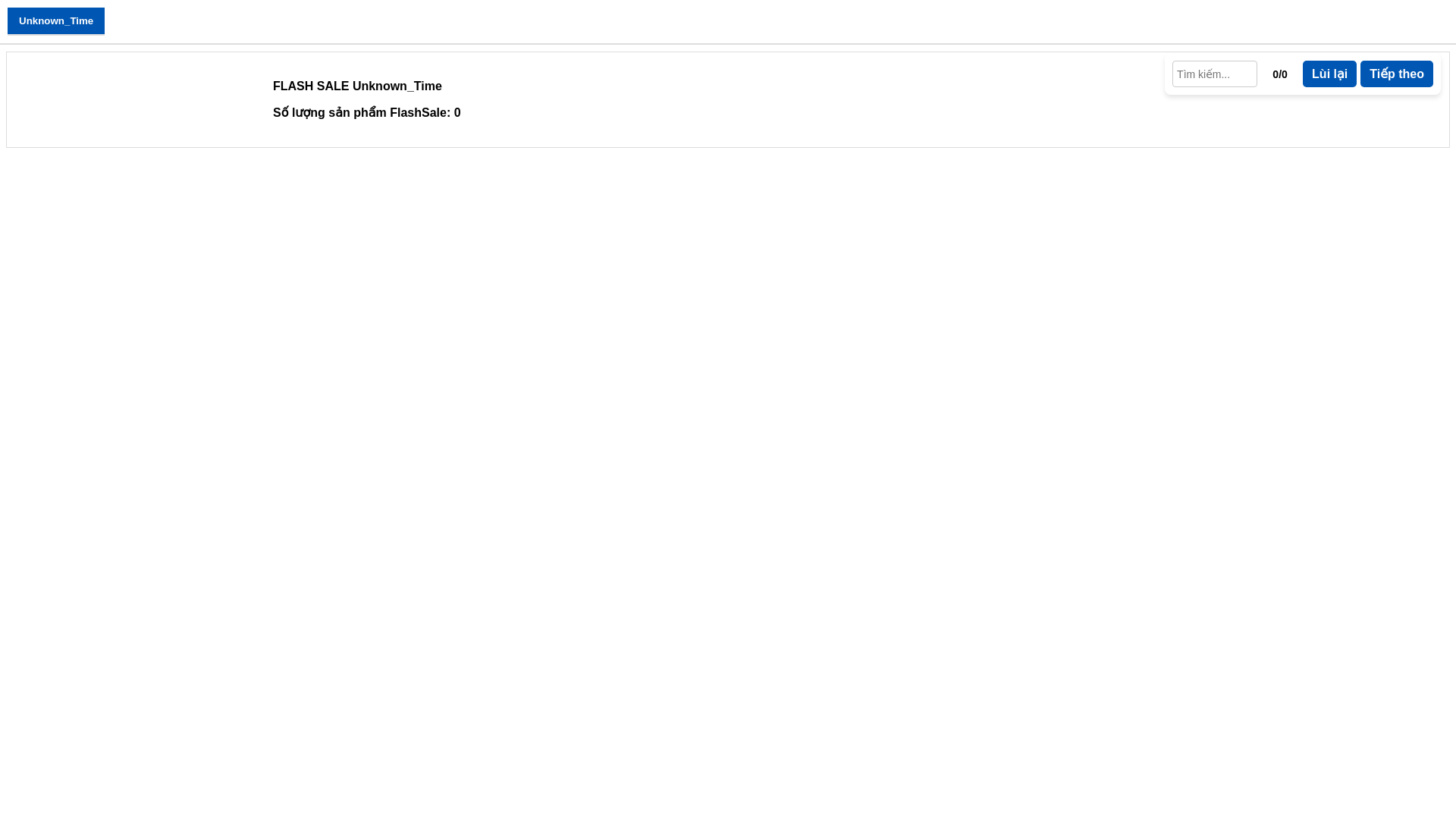website screenshot of https://flashsale-khanhh.pages.dev/