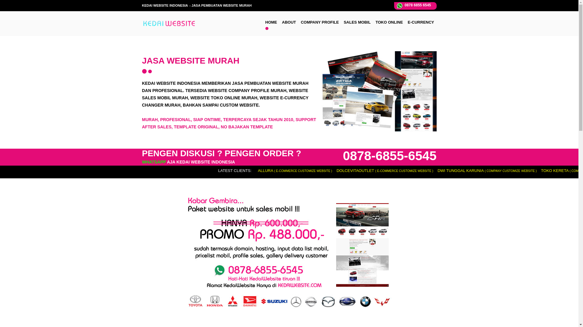 website screenshot of https://jaecoojakartaselatan.com/