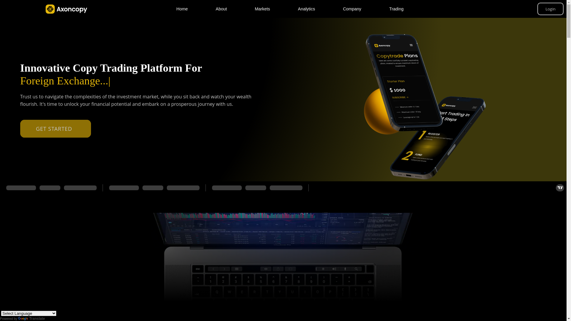 website screenshot of https://axoncopy.com/