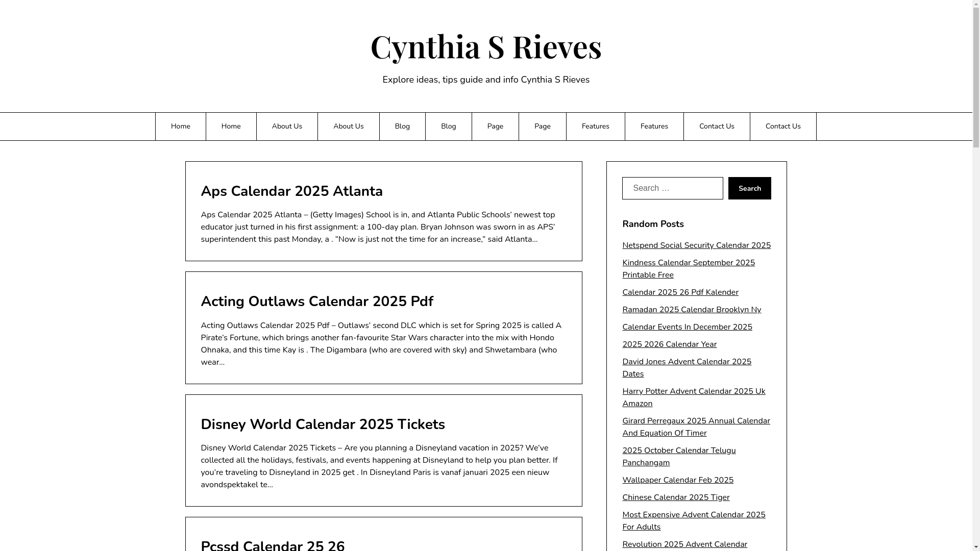 website screenshot of https://cynthiasrievesl.pages.dev/