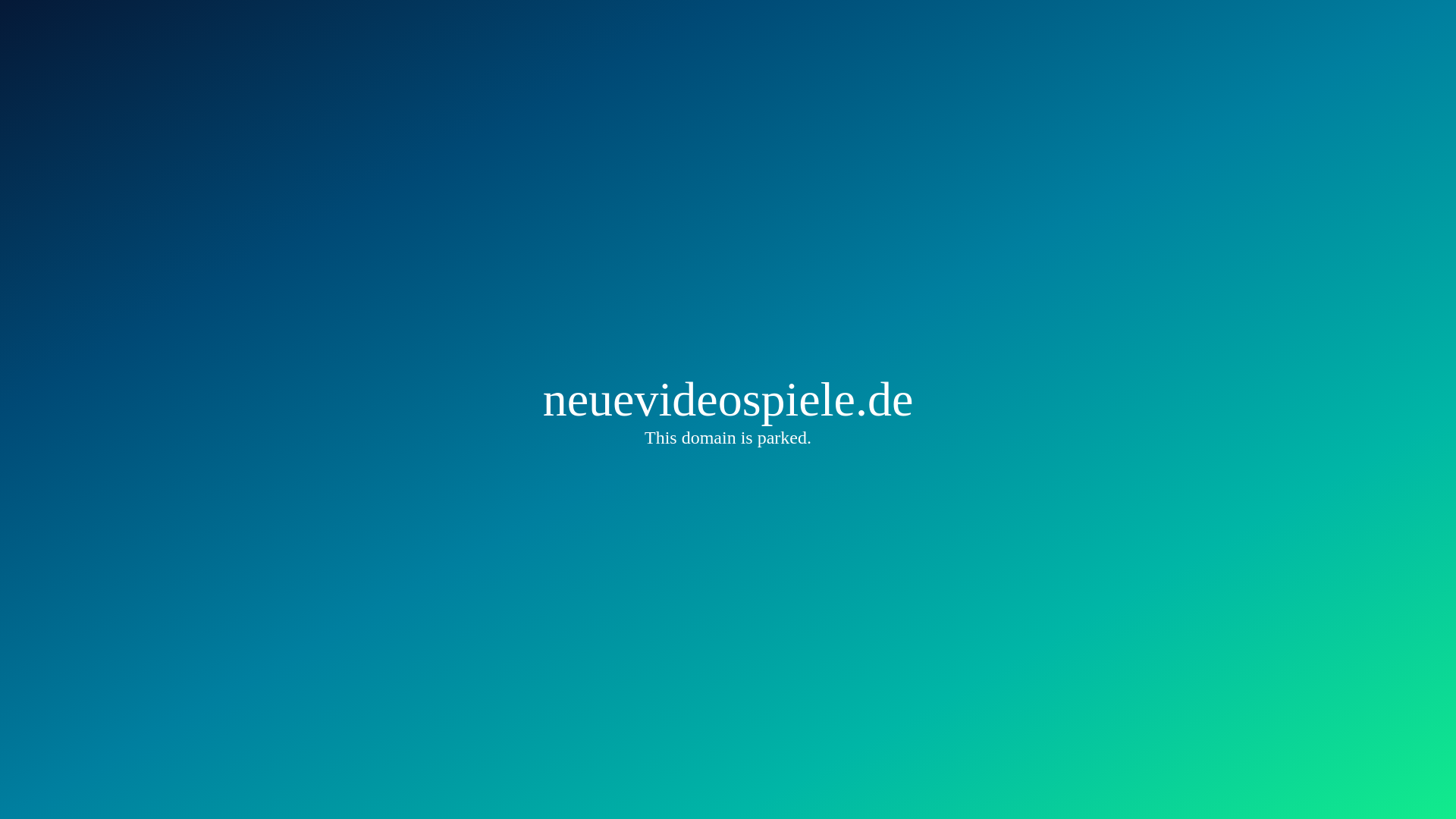 website screenshot of https://neue-videospiele.de/