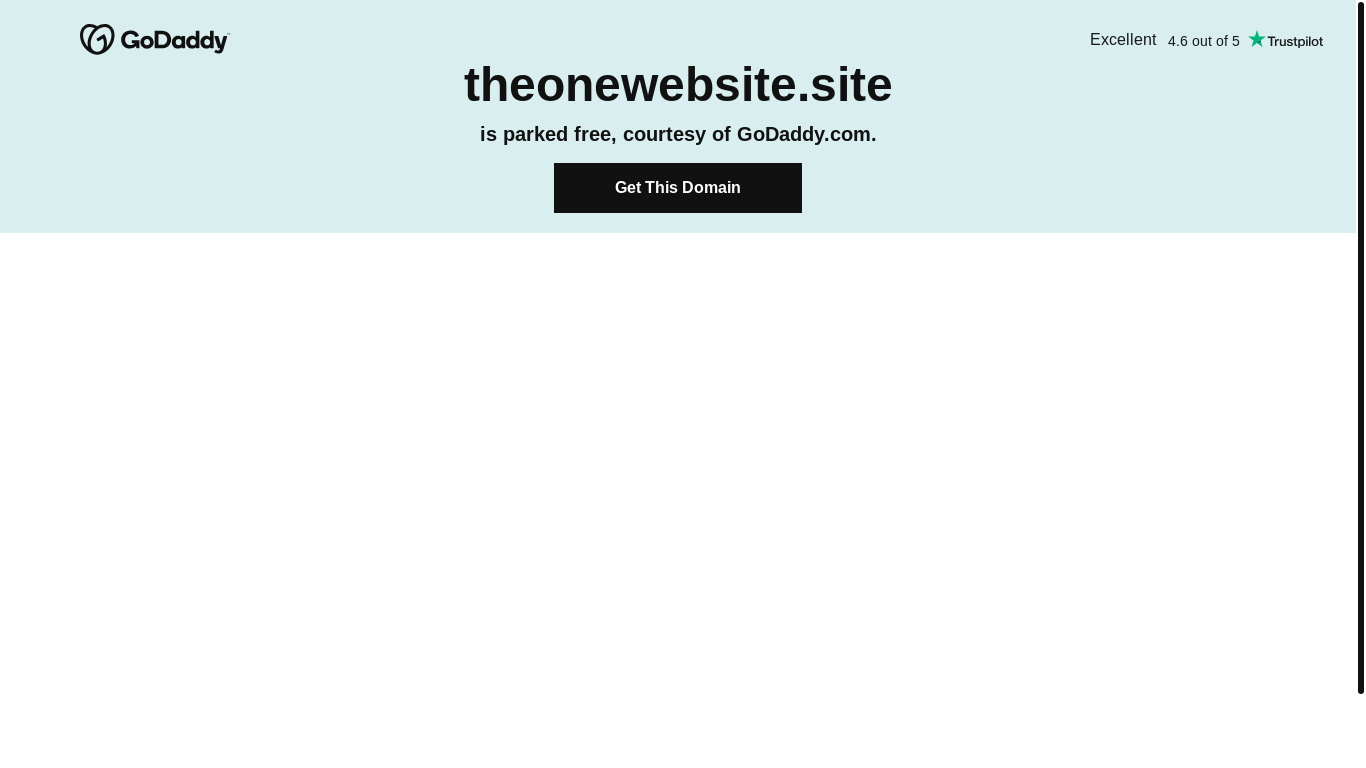 website screenshot of https://theonewebsite.site/