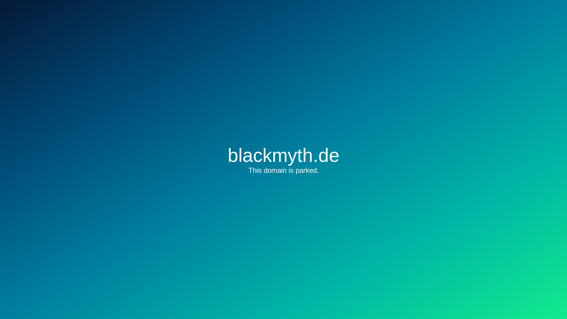 website screenshot of https://black-myth.de/