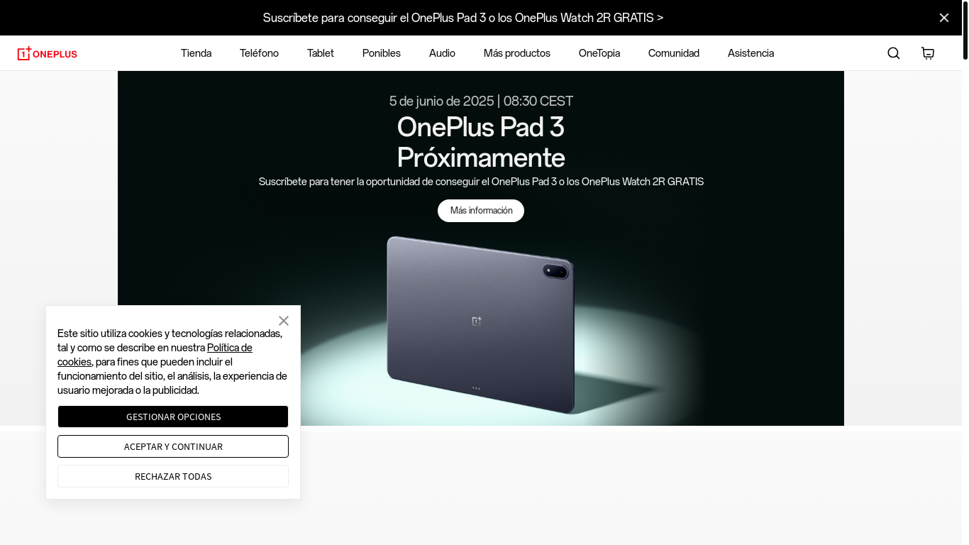 website screenshot of https://www.oneplus.com/