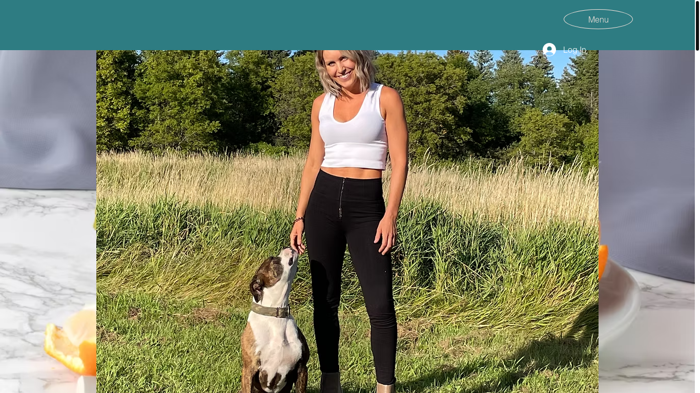 website screenshot of https://thrivebeyondwellness.life/