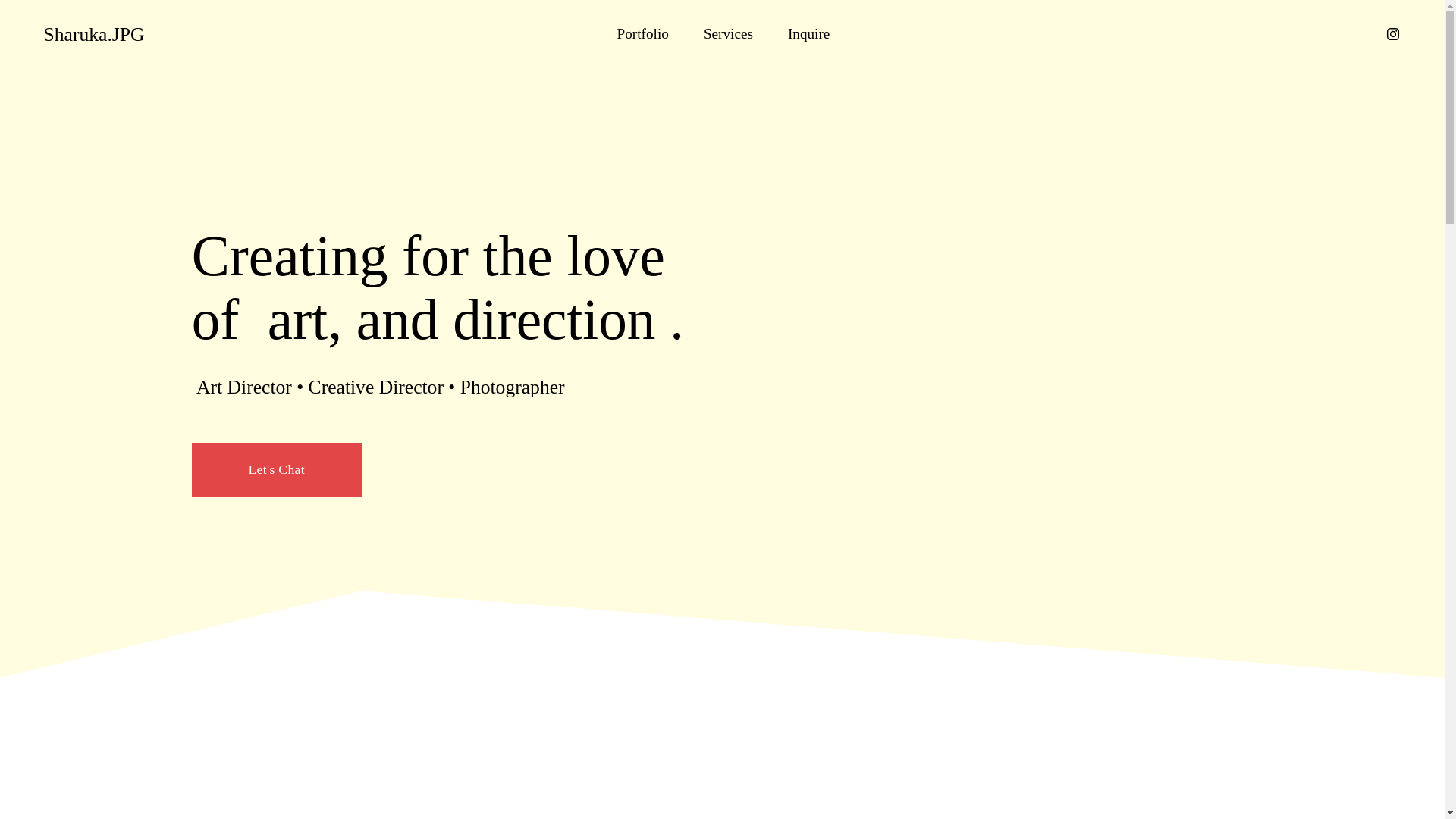 website screenshot of https://sharukajpg.com/