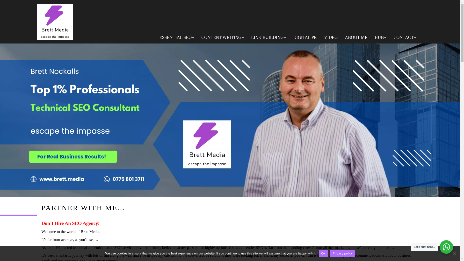 website screenshot of https://brett.media/