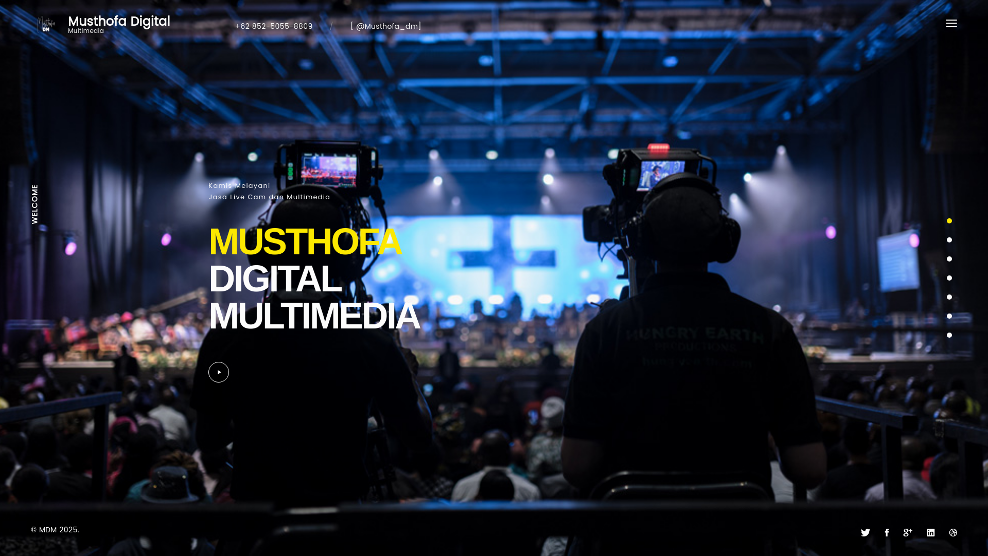 website screenshot of https://musthofadigitalmultimedia.com/