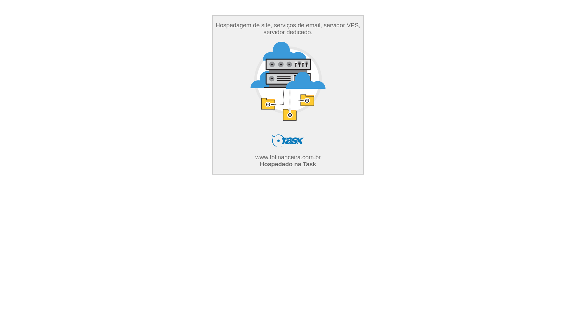website screenshot of https://fbfinanceira.com.br/
