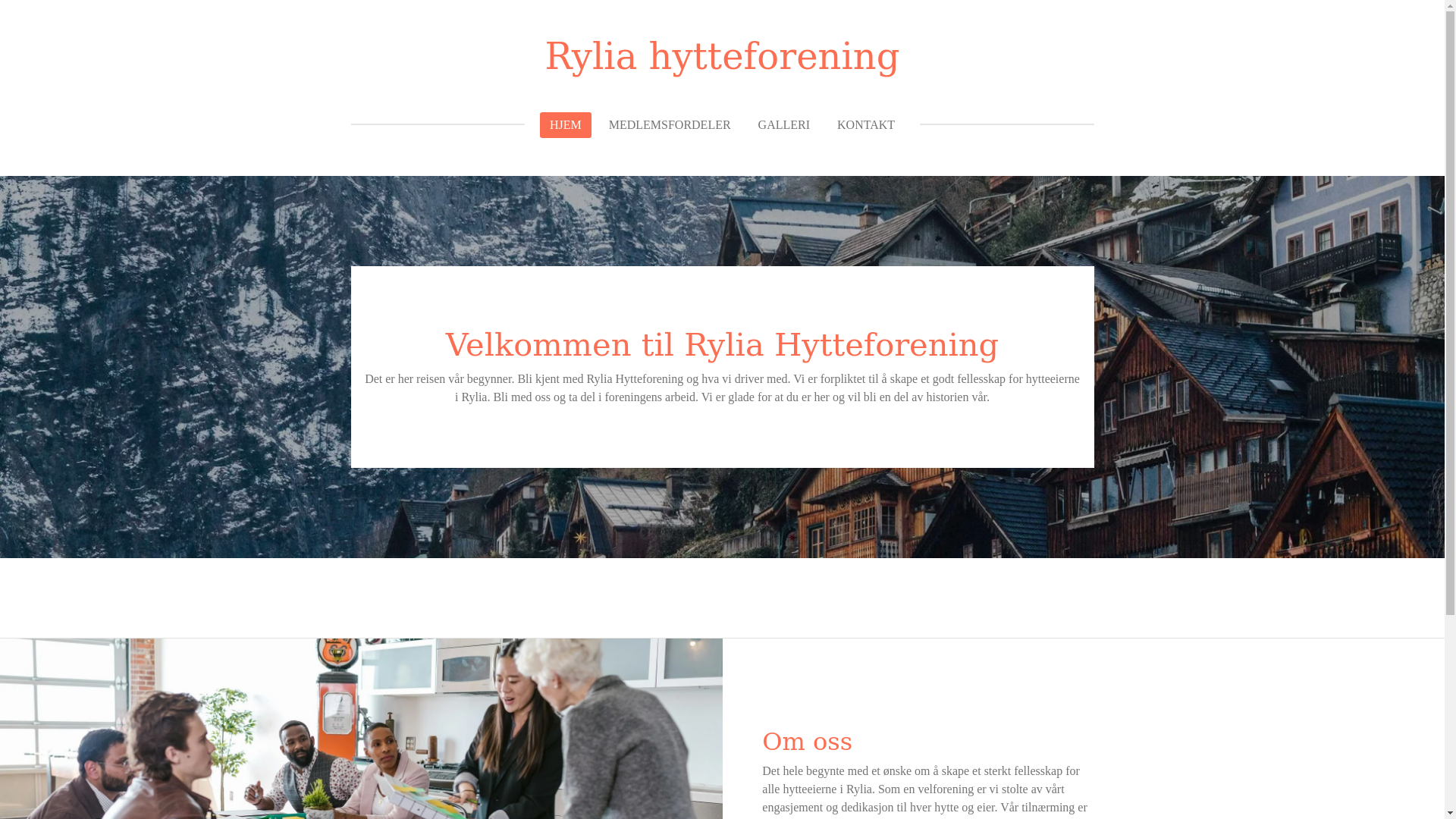 website screenshot of https://ryliahytteforening.com/