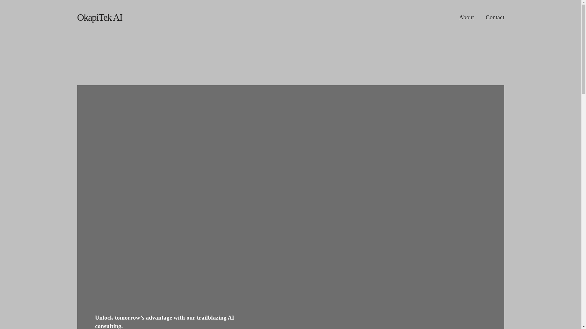 website screenshot of https://okapitek.com/
