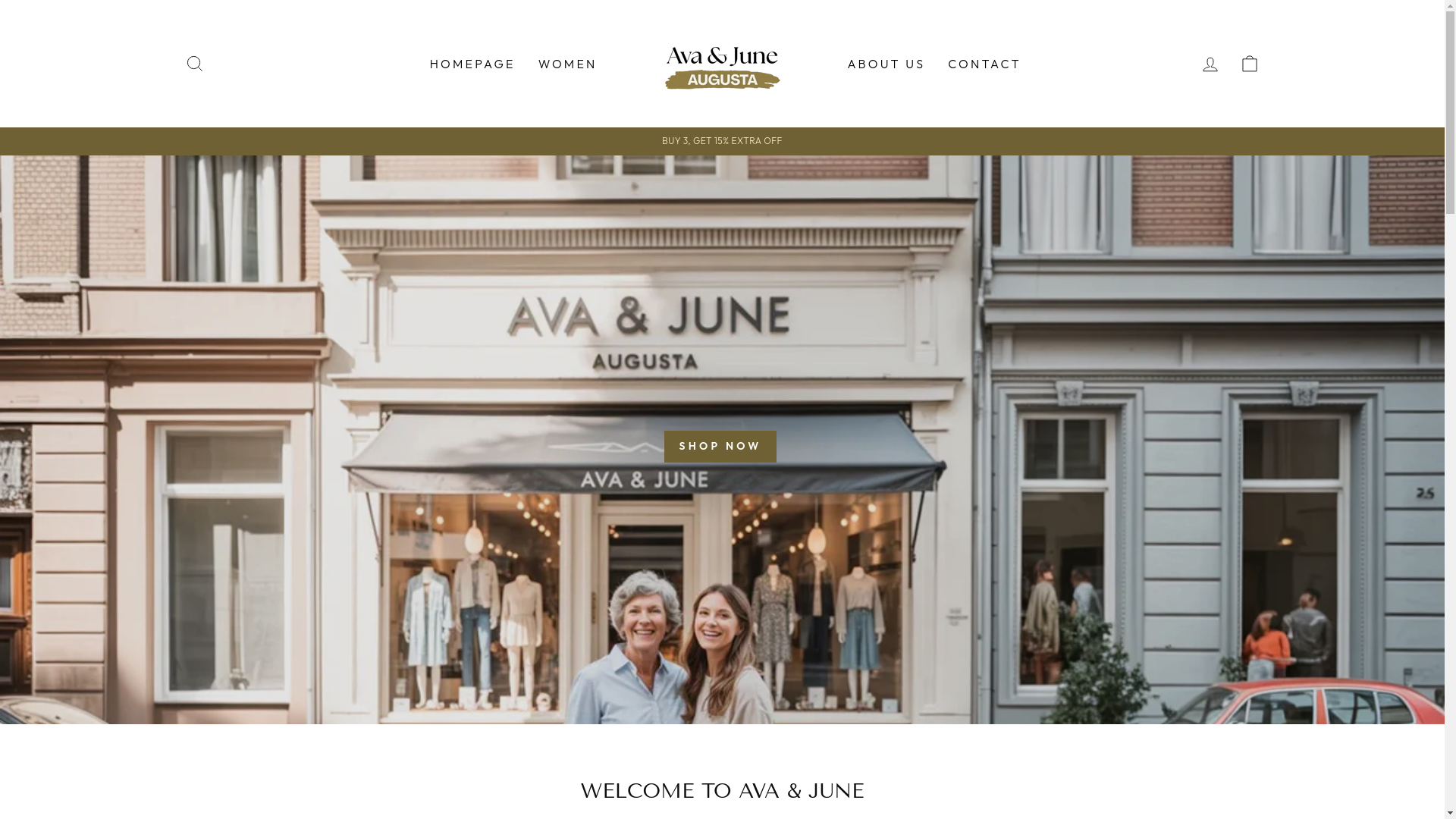 website screenshot of https://avaandjune.com/