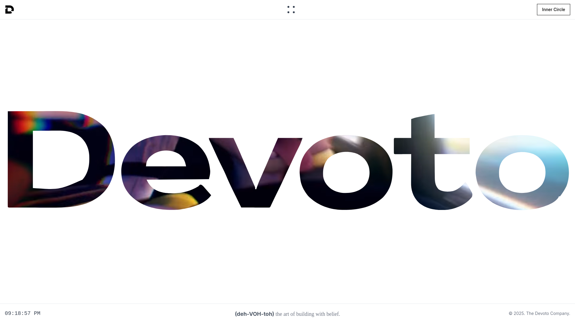 website screenshot of https://devotocompany.com/