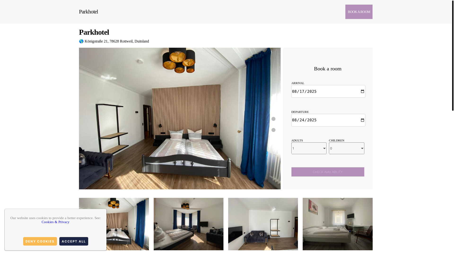 website screenshot of https://parkhotel-rottweil.com.es/