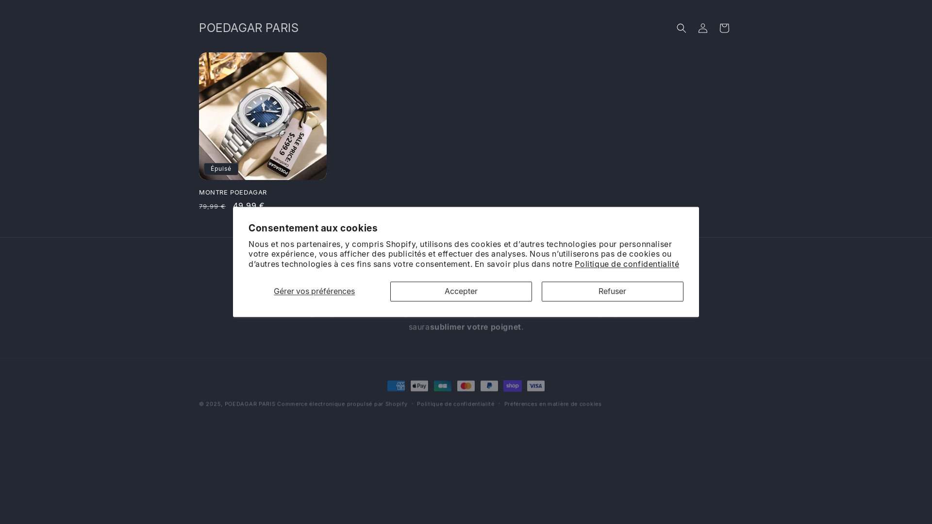 website screenshot of https://poedagarparis.net/