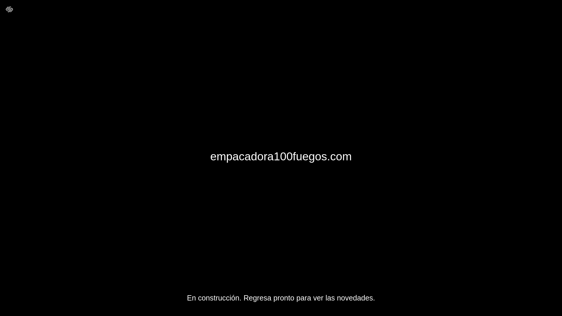 website screenshot of https://empacadora100fuegos.com/
