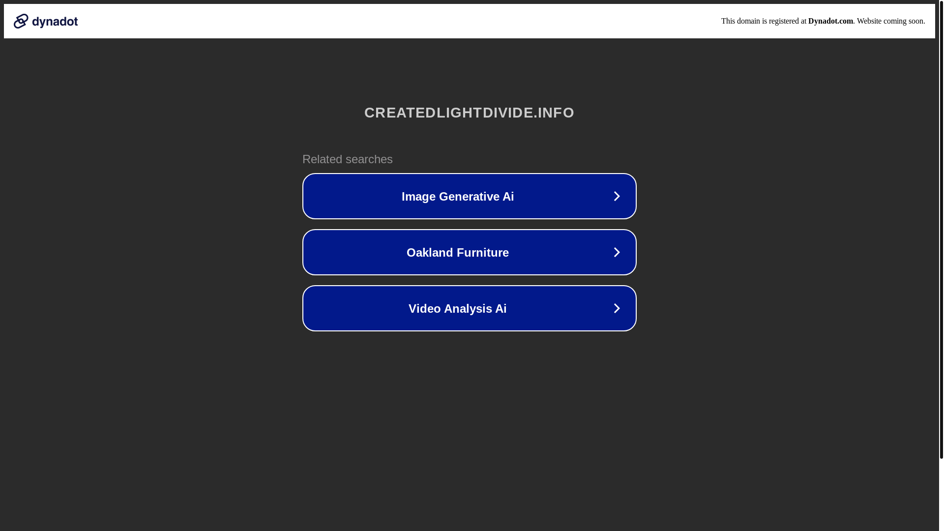 website screenshot of https://createdlightdivide.info/