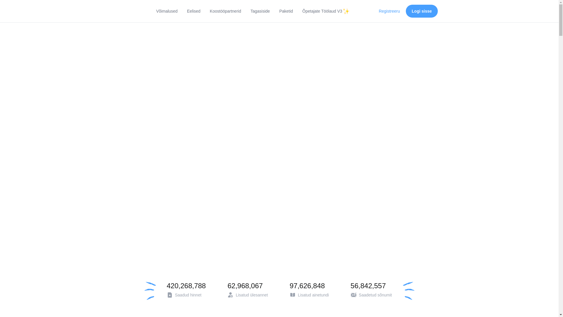website screenshot of https://ekool-frontpage-staging.pages.dev/
