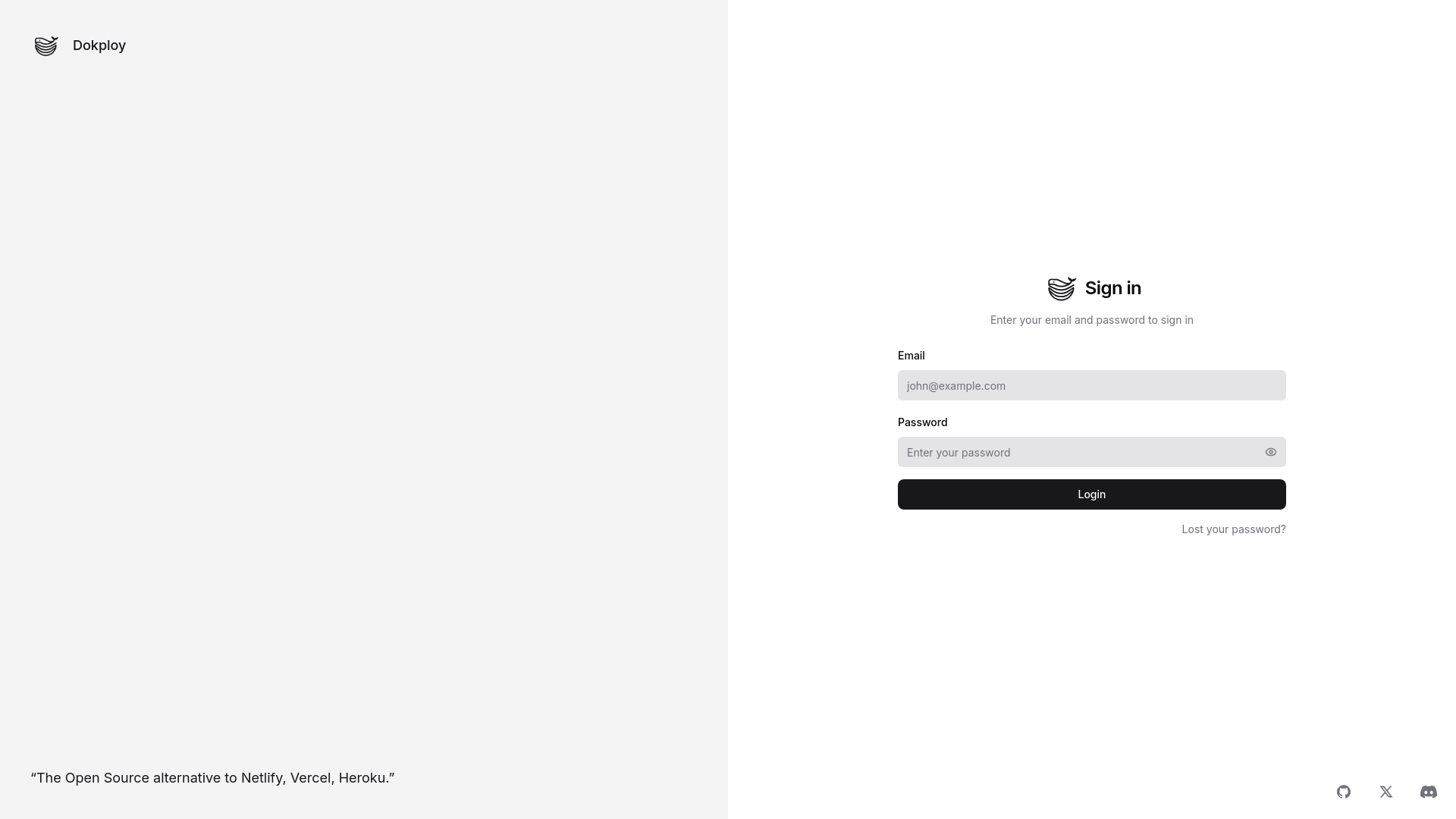 website screenshot of https://caminoserver.cloud/