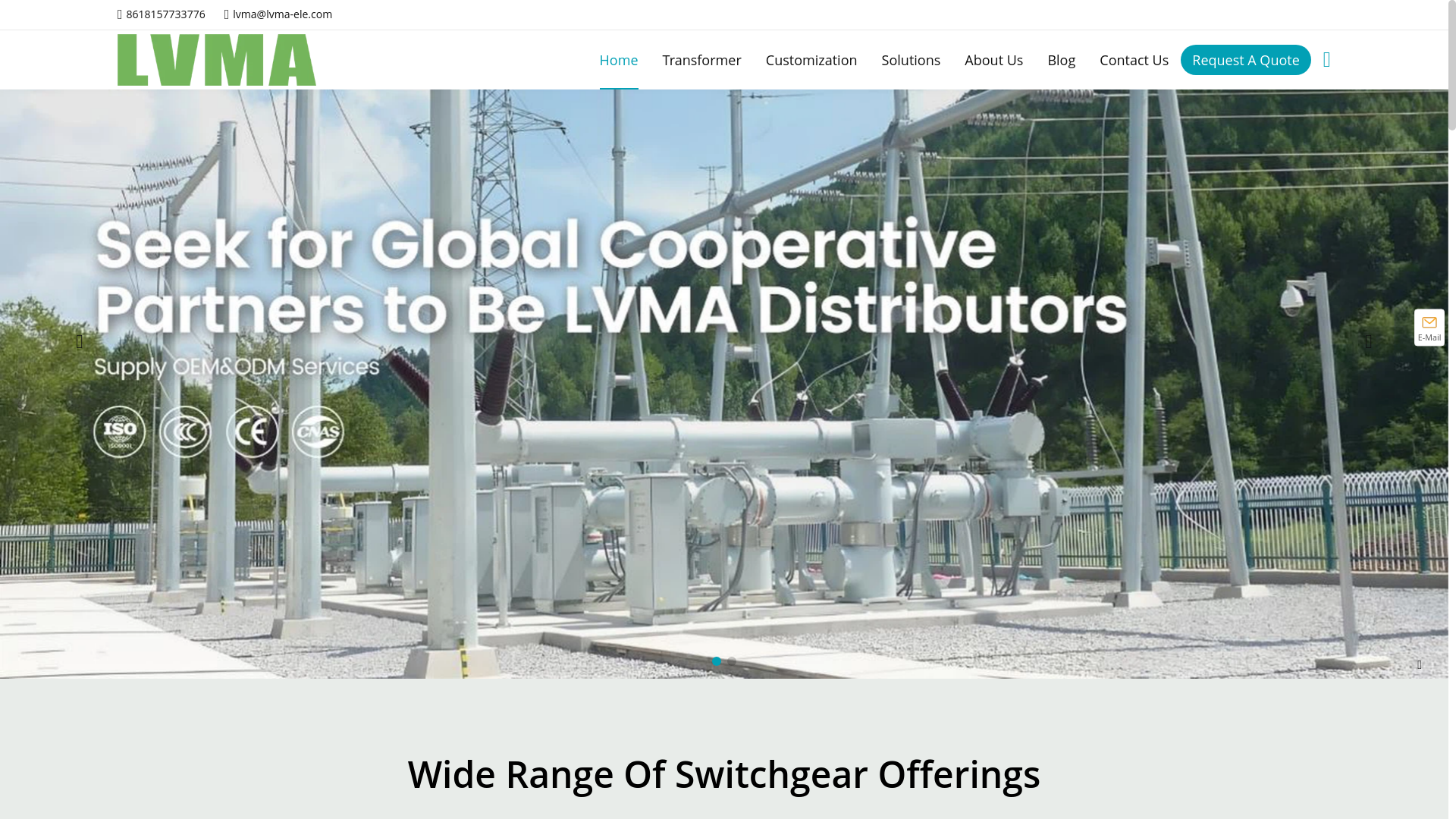 website screenshot of https://lm-transformer.com/