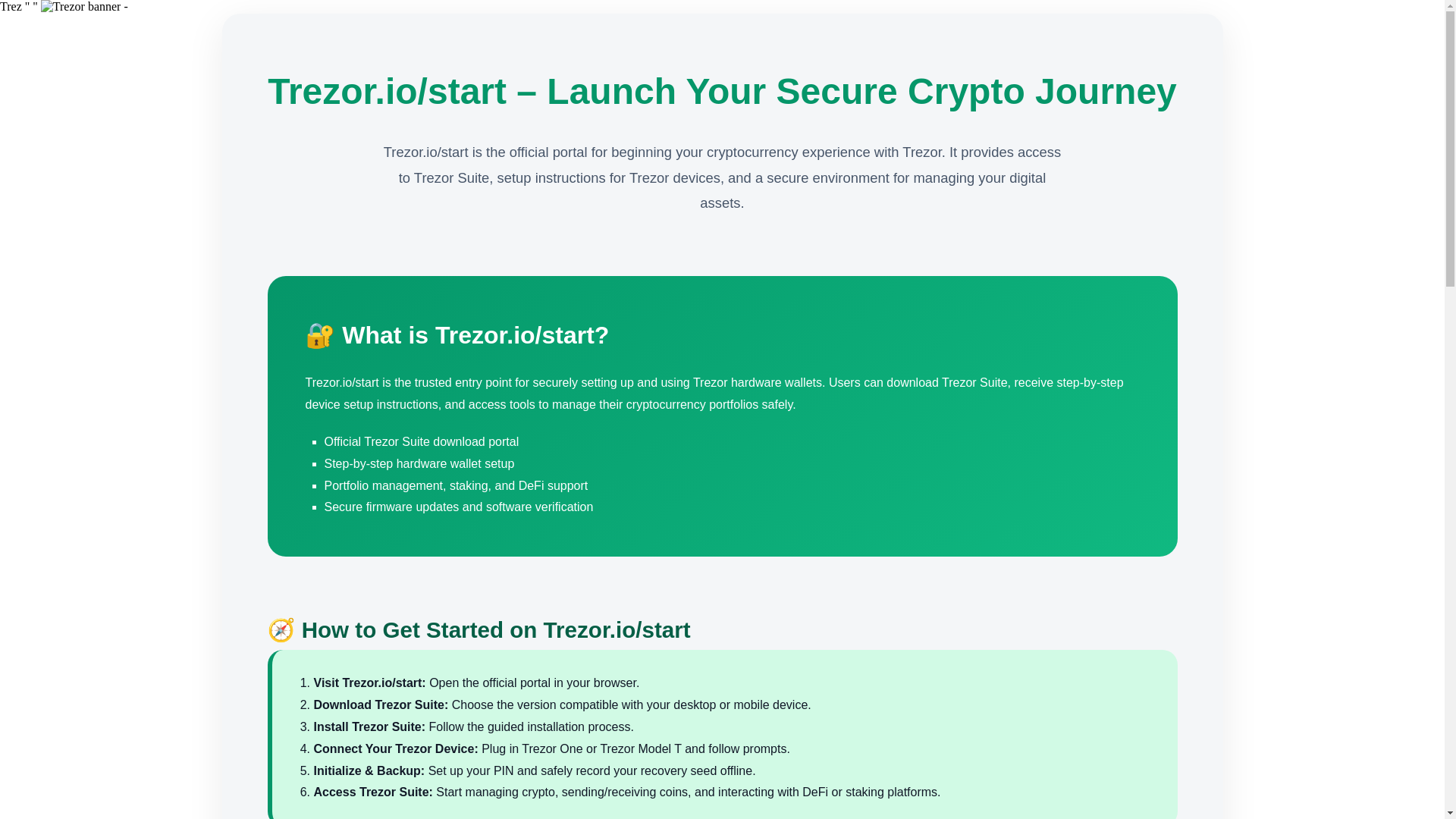 website screenshot of https://trazor-io-startguide.pages.dev/