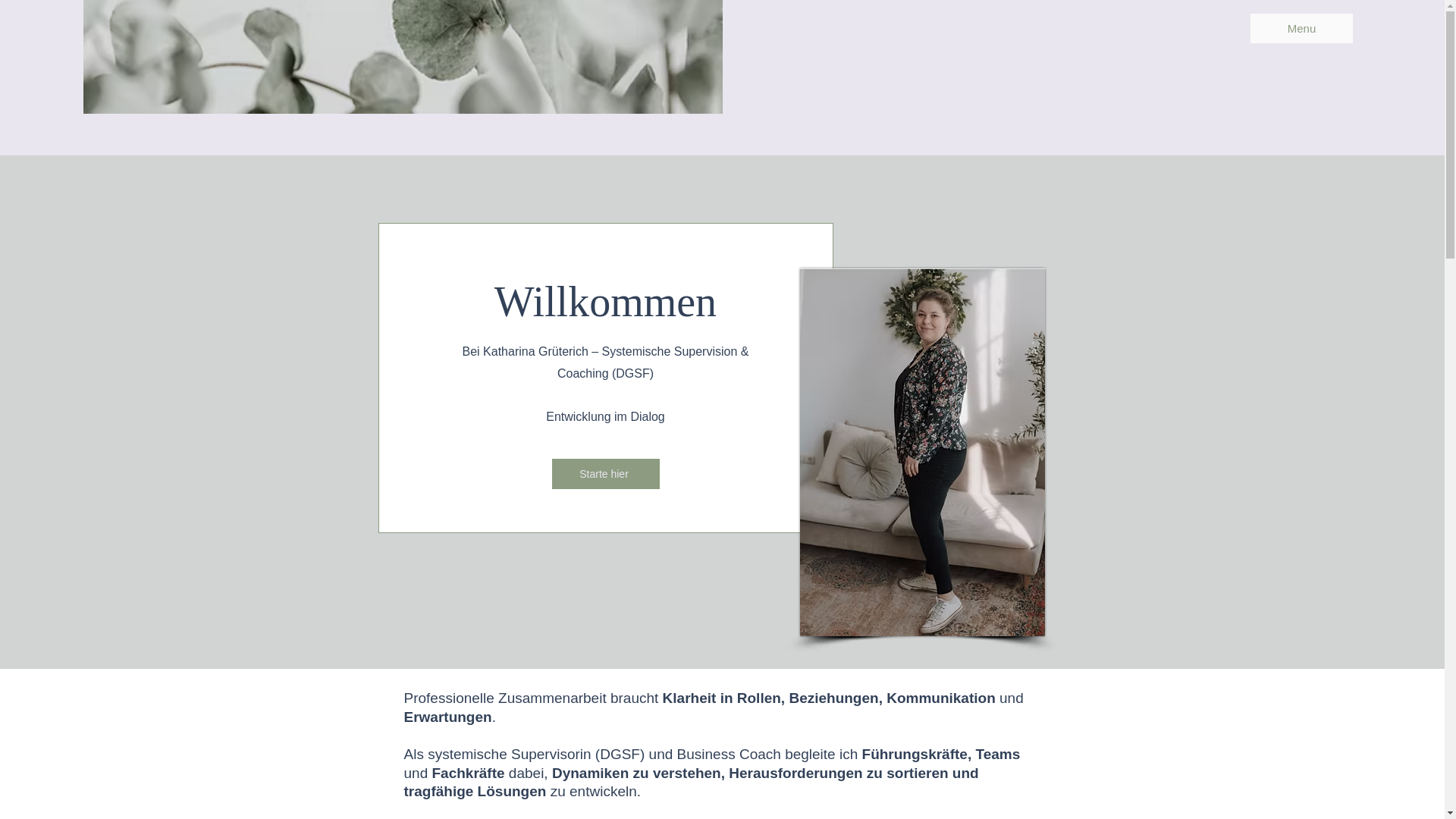 website screenshot of https://grueterich-supervision.com/