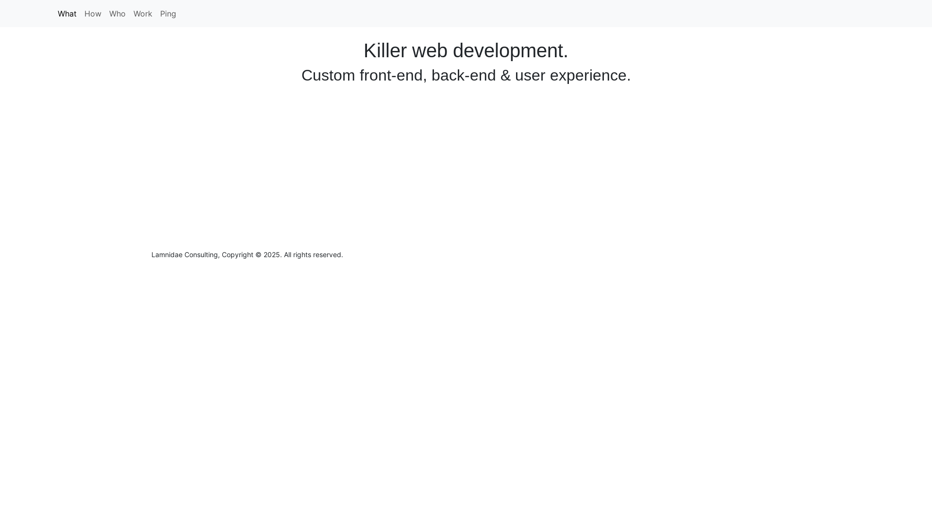 website screenshot of https://lamnidae.pages.dev/