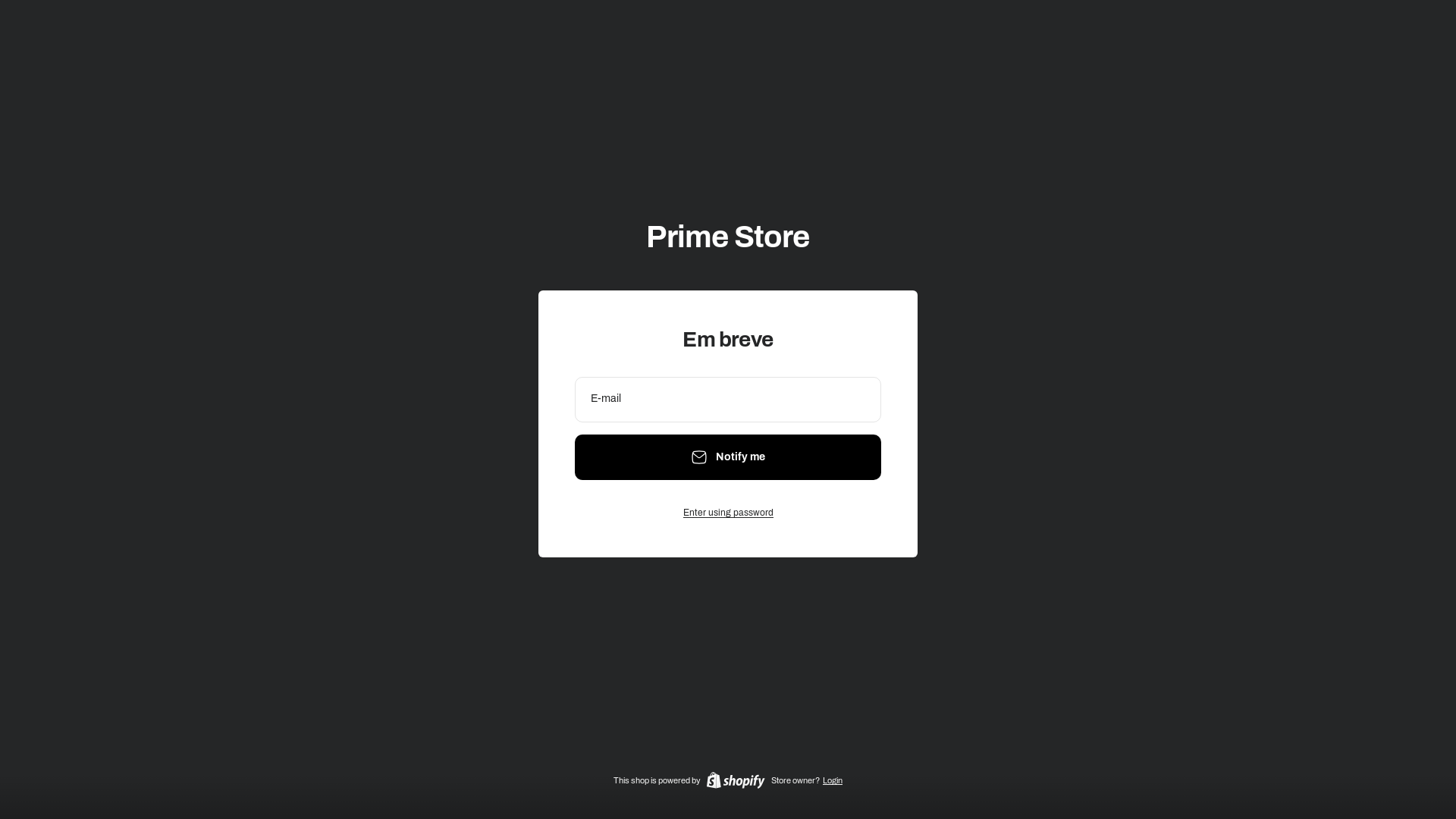 website screenshot of https://primefootball-store.store/