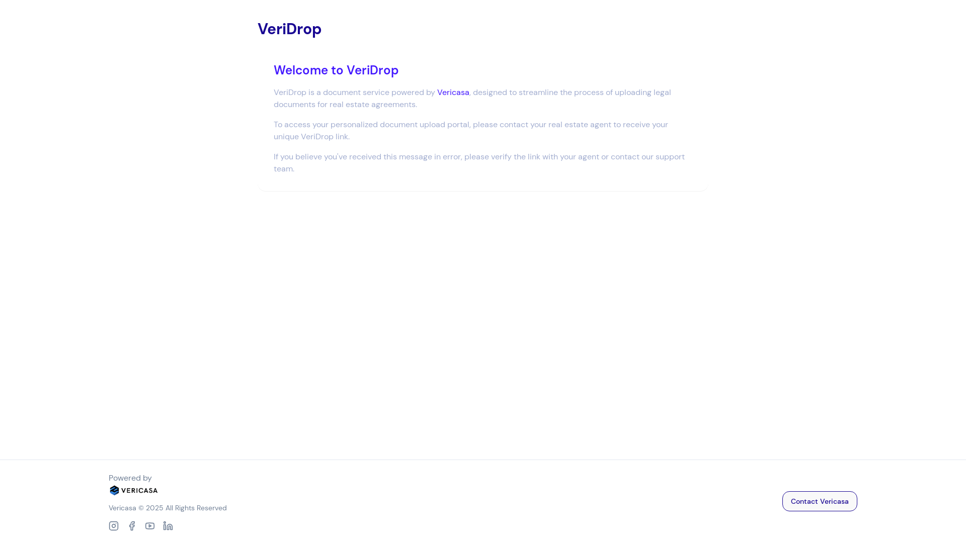 website screenshot of https://vericasa-pt-veridrop.pages.dev/
