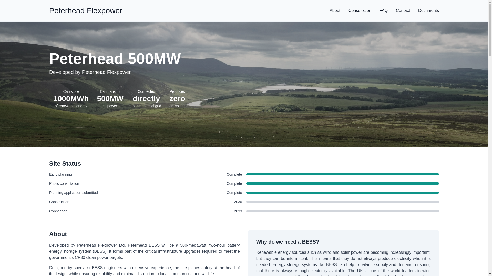 website screenshot of https://peterhead.pages.dev/