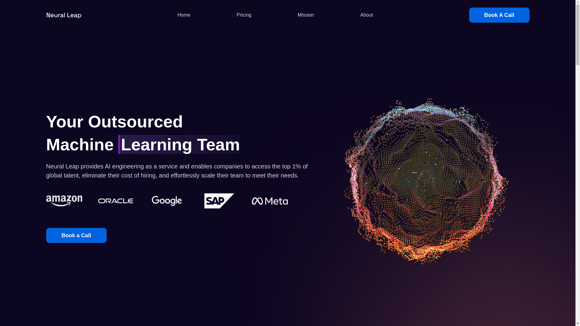 website screenshot of https://techneuralleapinvests.com/
