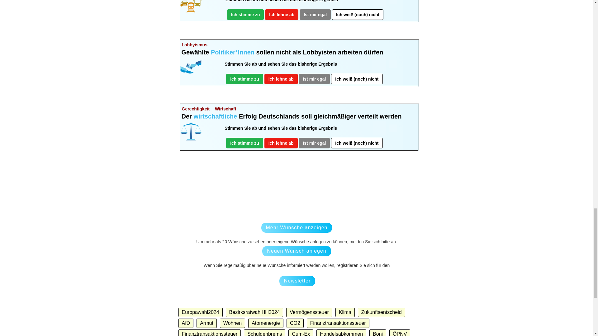 website screenshot of https://xn--brger-wnsche-dlbg.de/