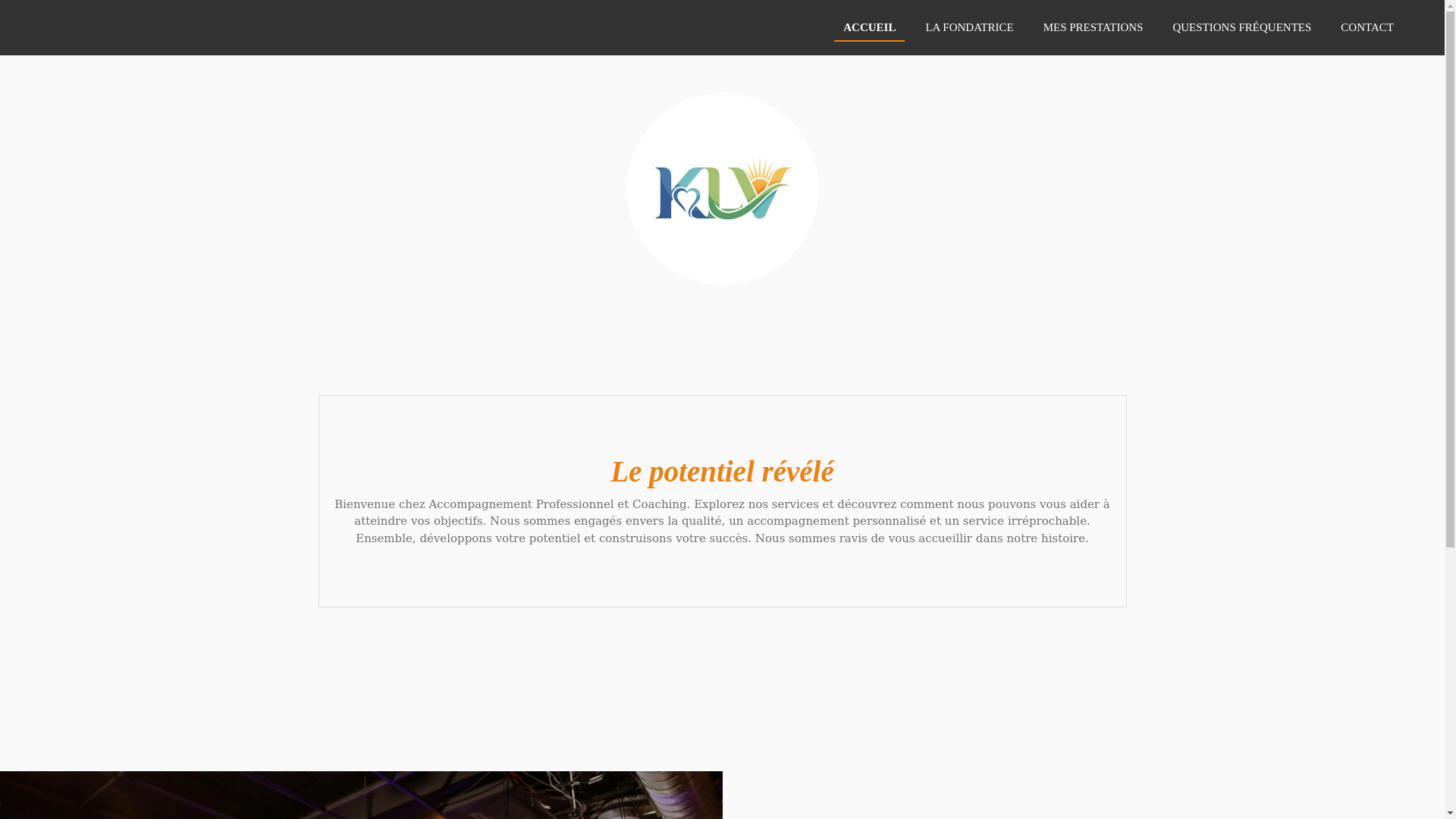 website screenshot of https://klvcoaching.fr/