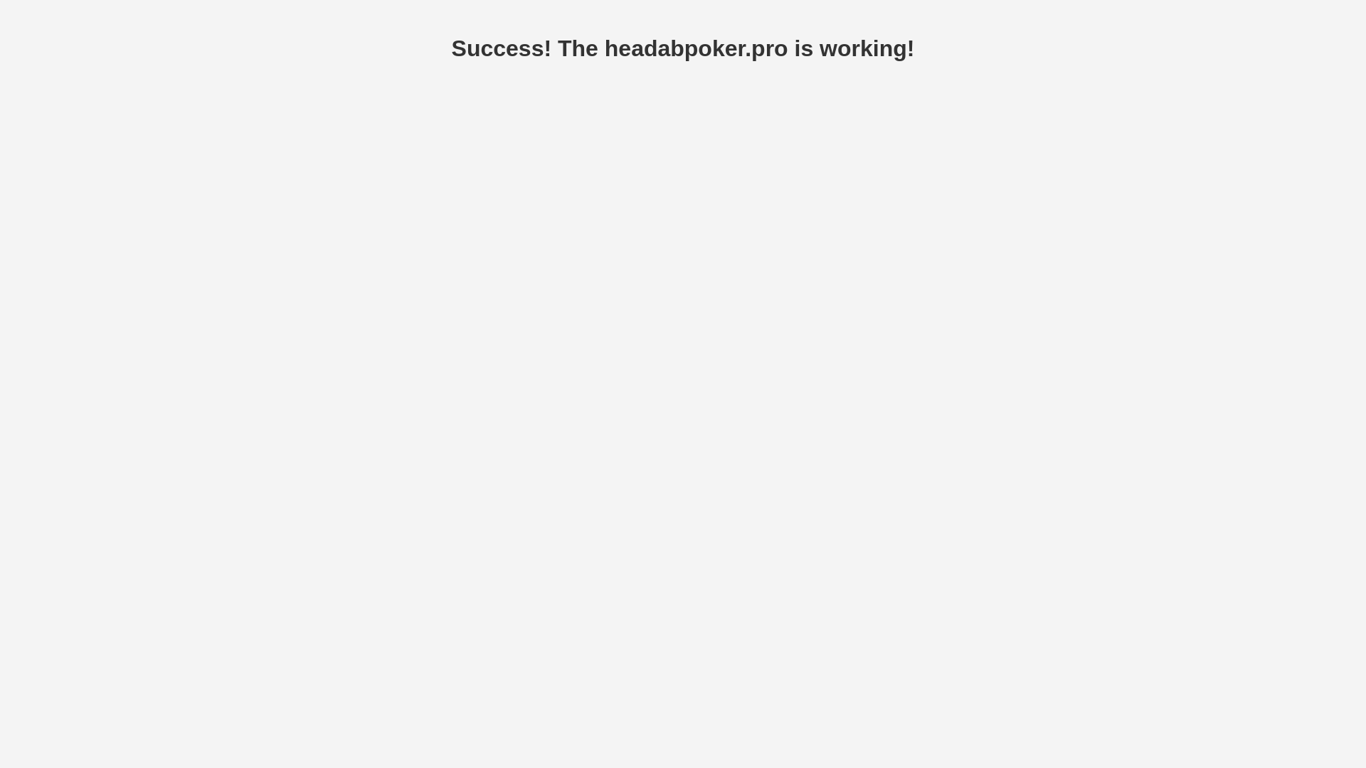 website screenshot of https://headabpoker.pro/