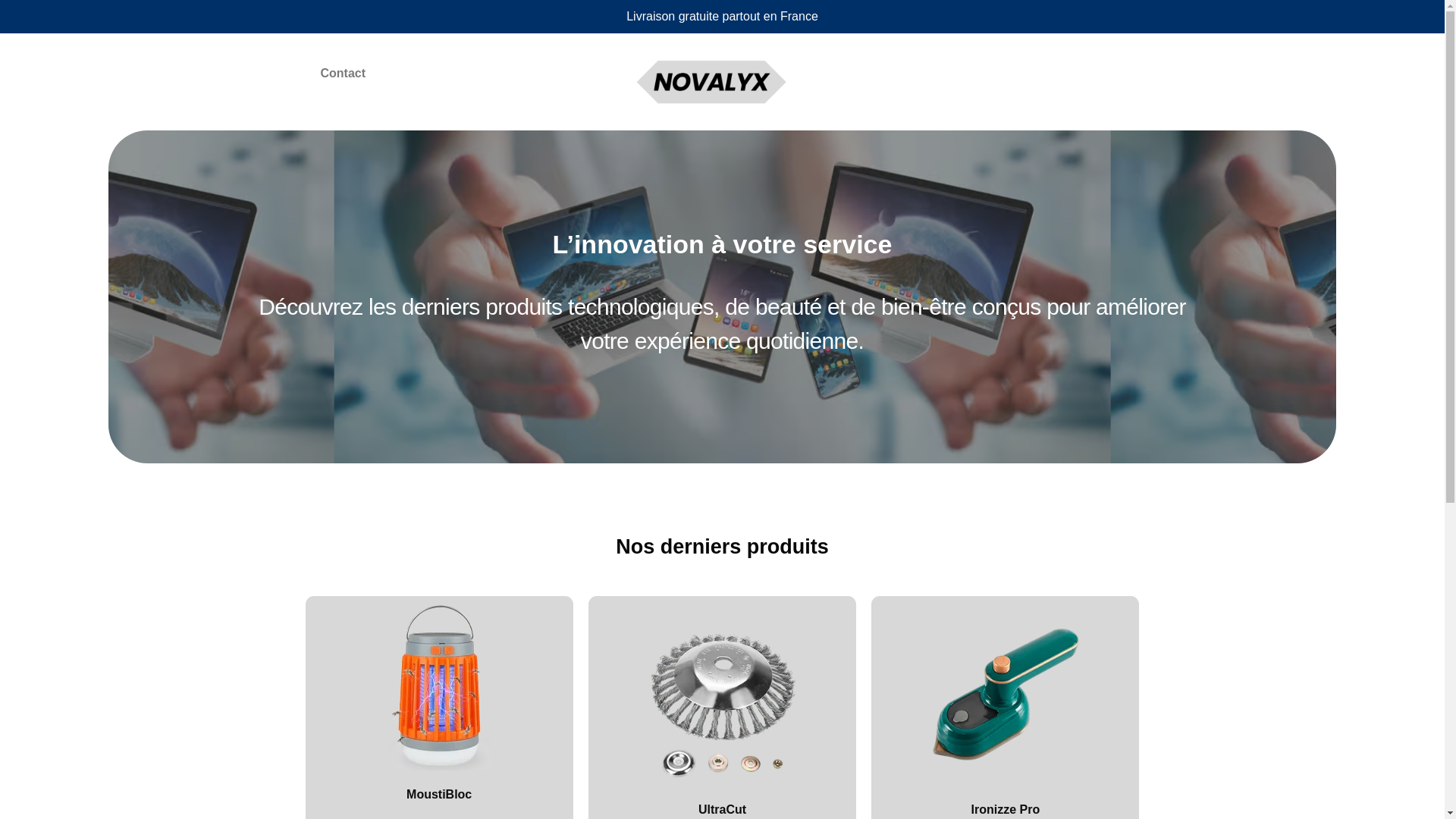 website screenshot of https://novalyx.it/