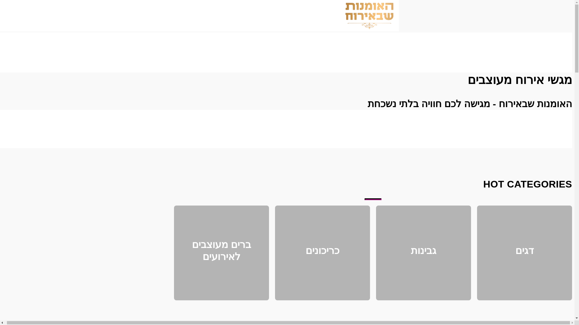 website screenshot of https://art-of-hospitality.co.il/