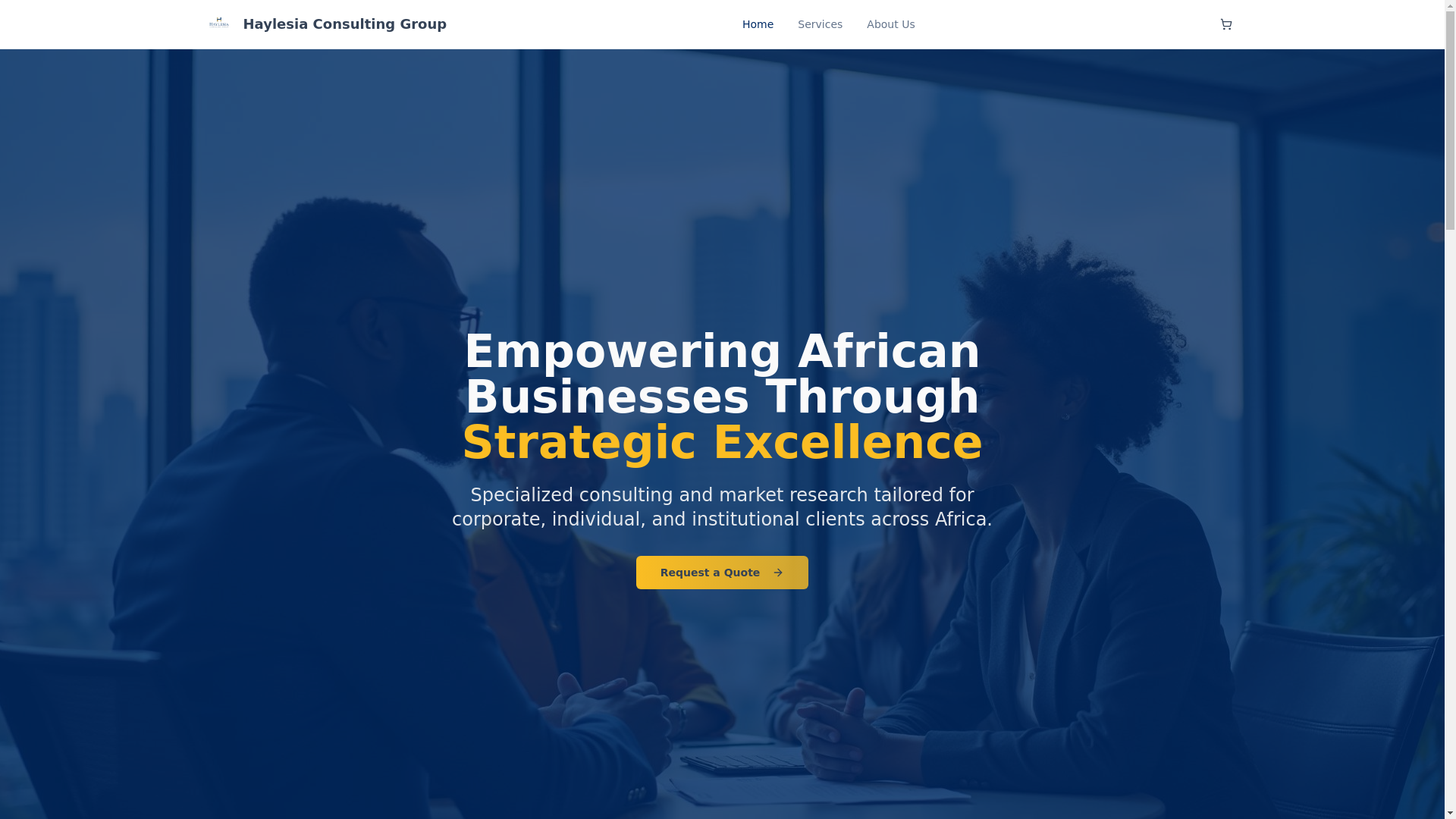 website screenshot of https://haylesiagroup.com/