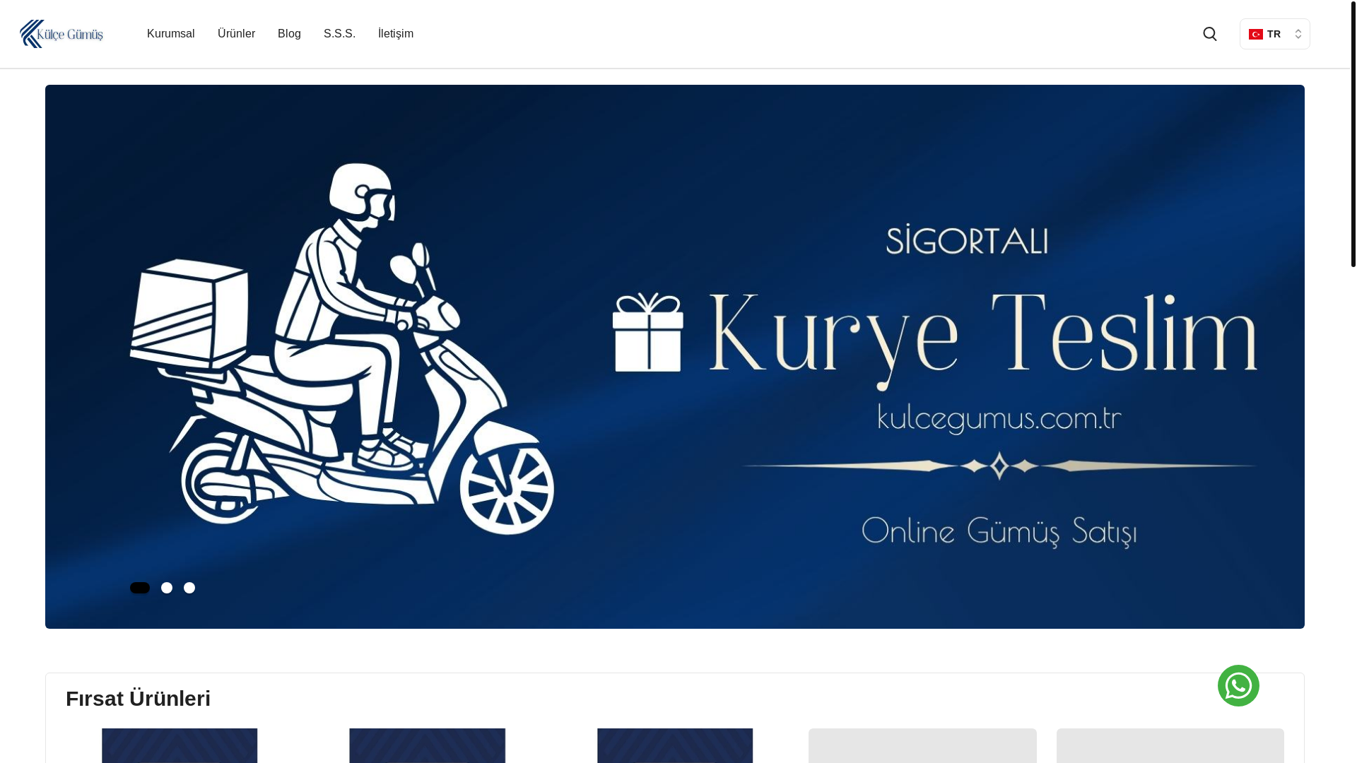 website screenshot of https://kulcealtin.com.tr/